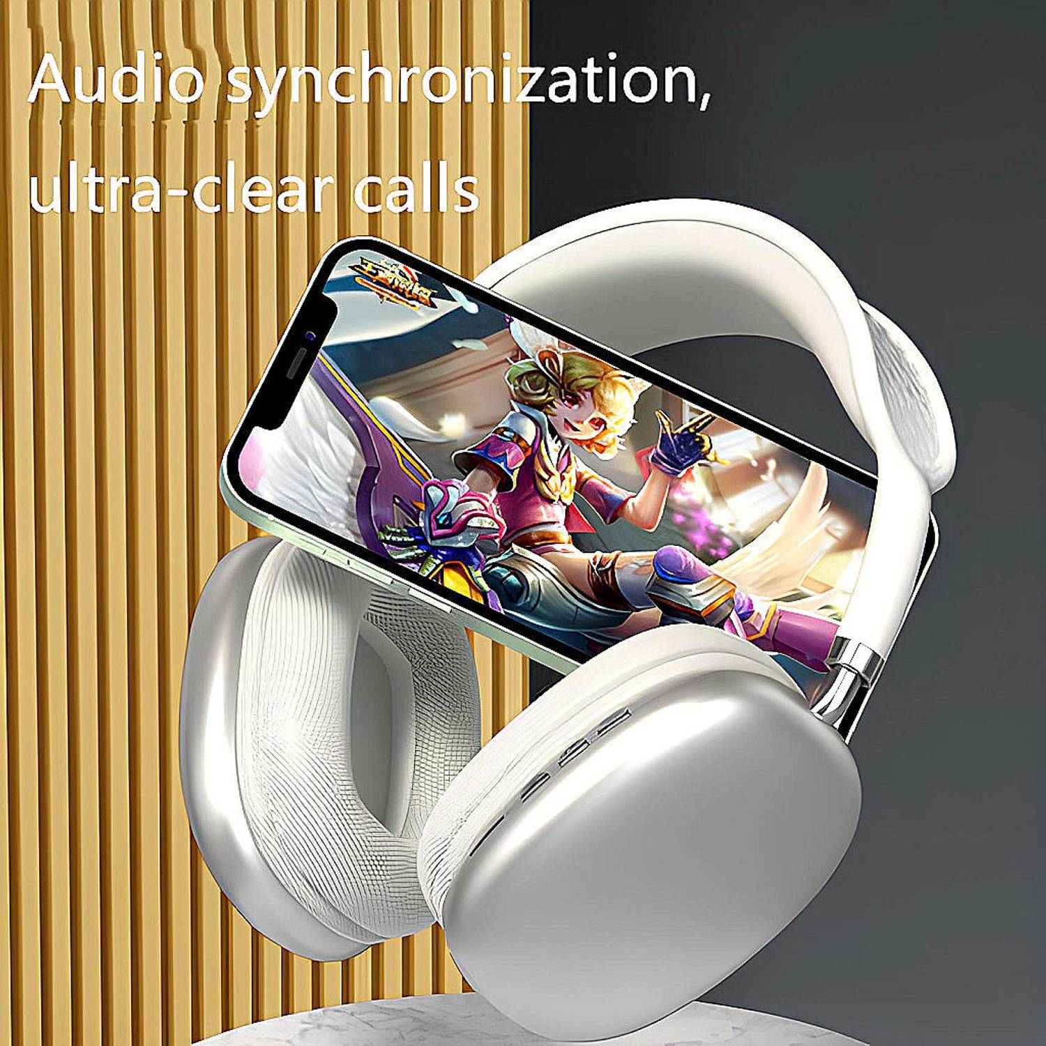 YAROH 7e_P9 Wireless Bluetooth Over-Ear Headset - Image 2