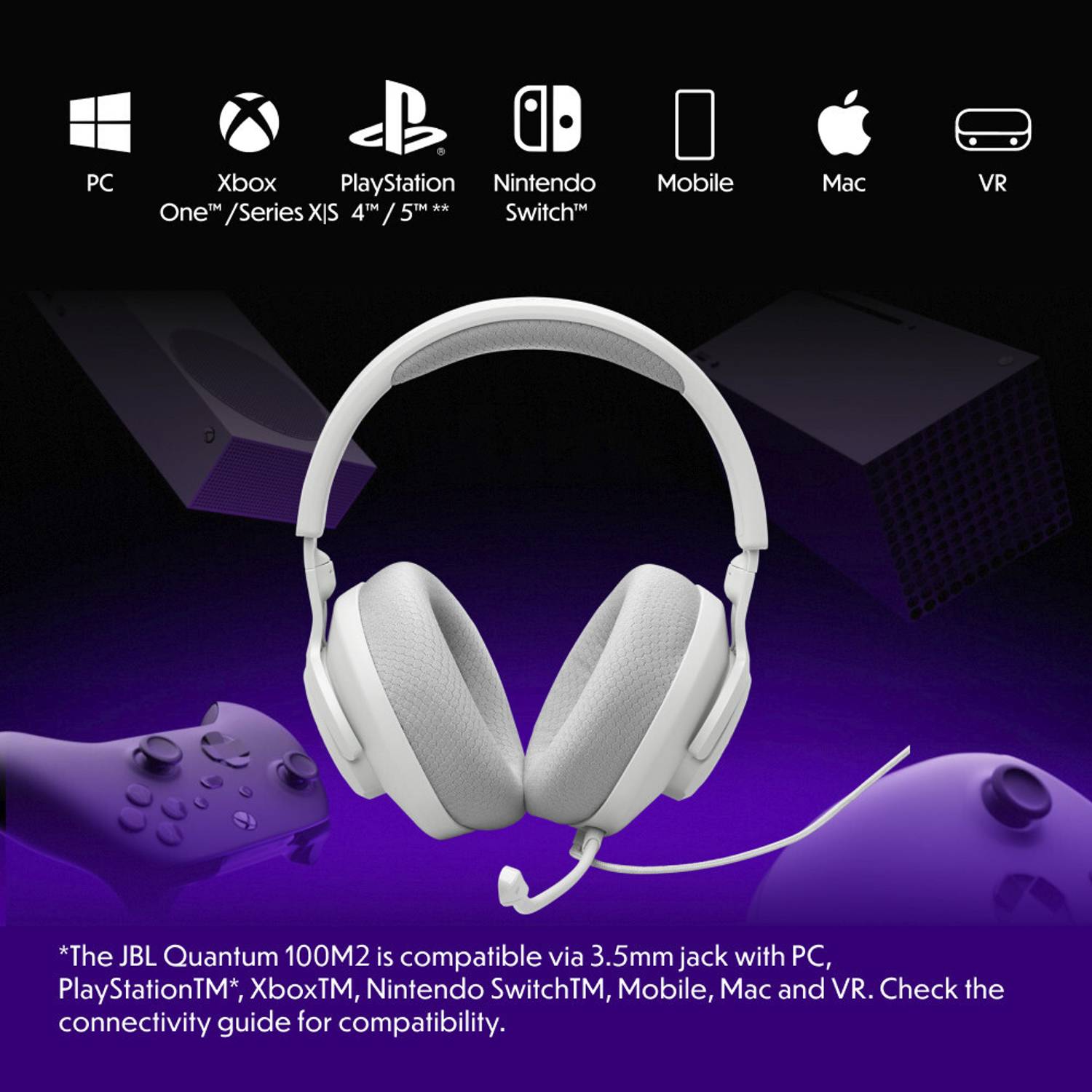 JBL Quantum 100M2 Gaming Headphone - Image 5