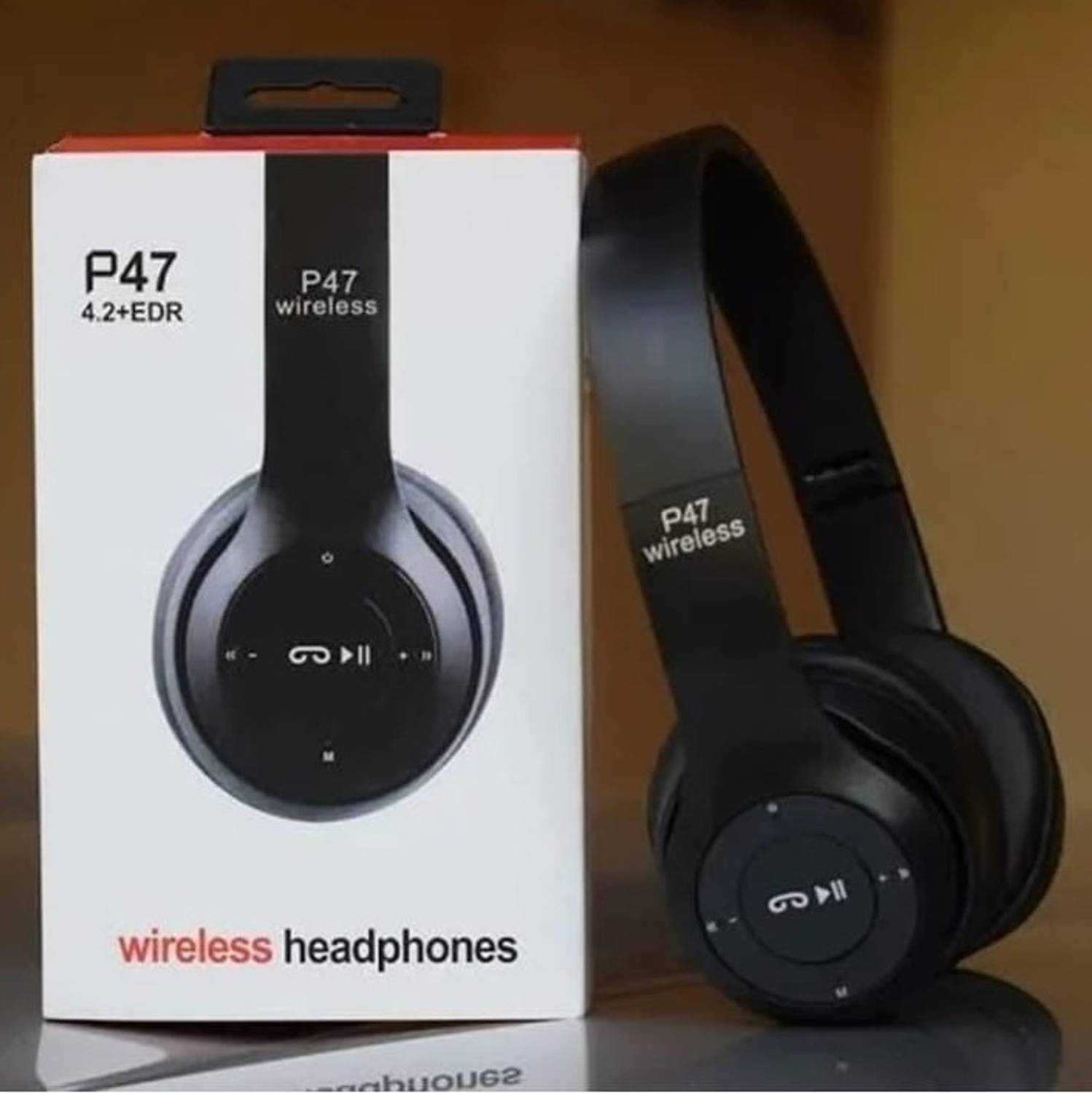 jinzs P47 Headphones | 5.0+EDR | Foldable Over-Ear Headset ||B300 Bluetooth without Mic