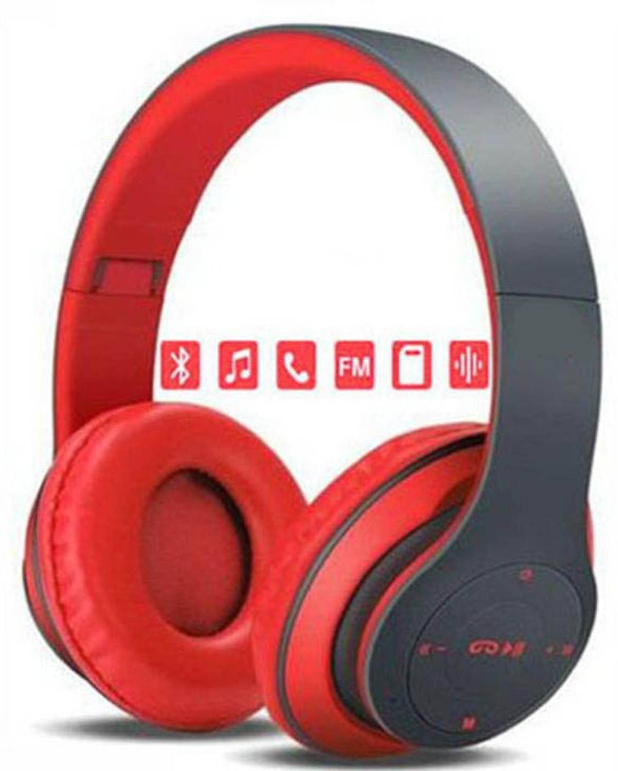 BUFONA Wired & Wireless Foldable Sports B47 Gaming Headphone Mult