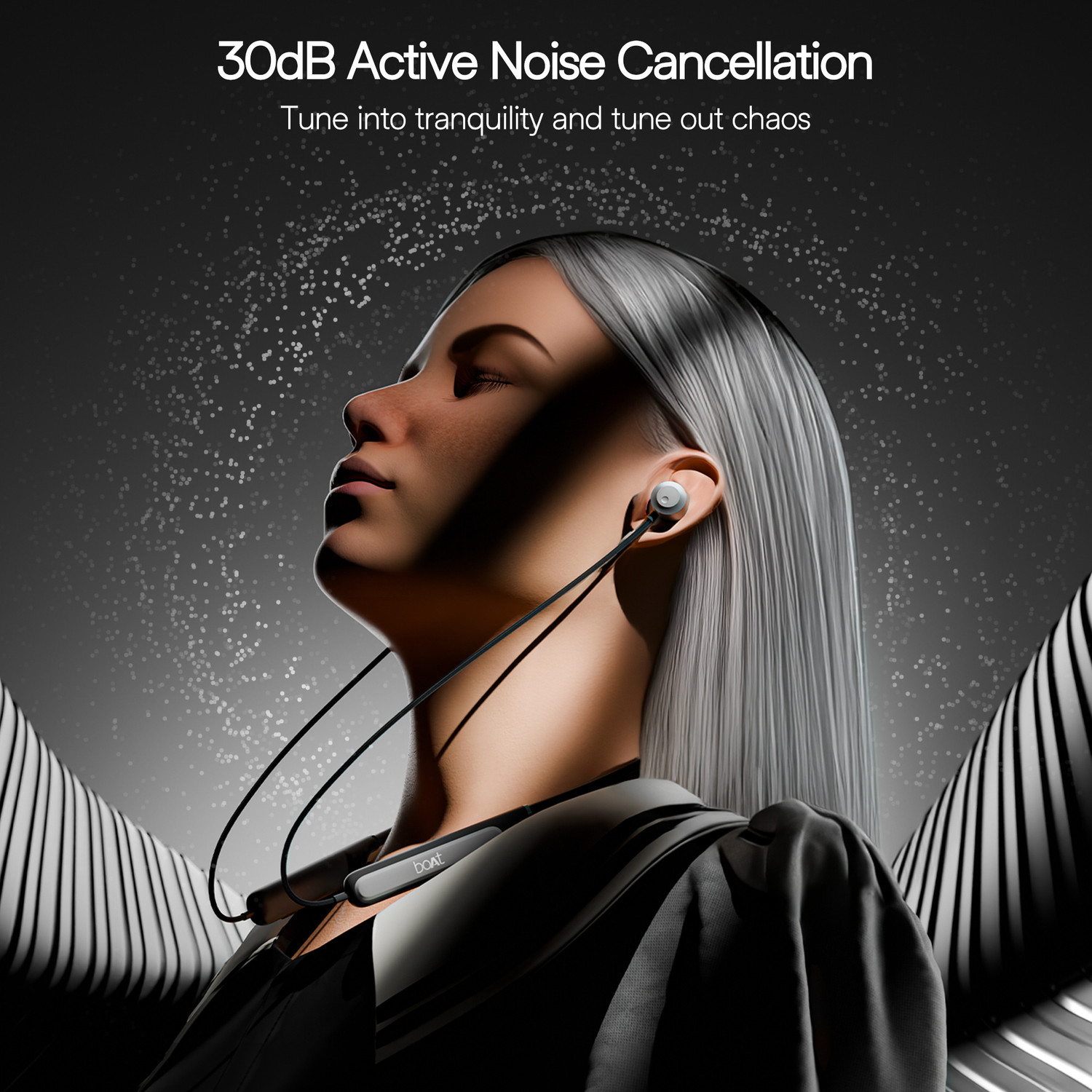 Image of boAt Rockerz 210 ANC w / 30dB Active Noise Cancellation, AI- ENx Tech & Spatial Audio Bluetooth