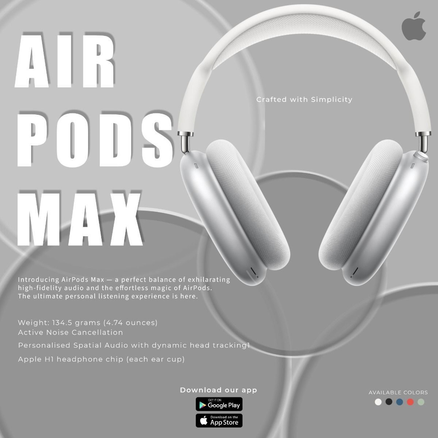 Image of SOUNDBUZZ Airwave Max Headset WhiteColour Bluetooth