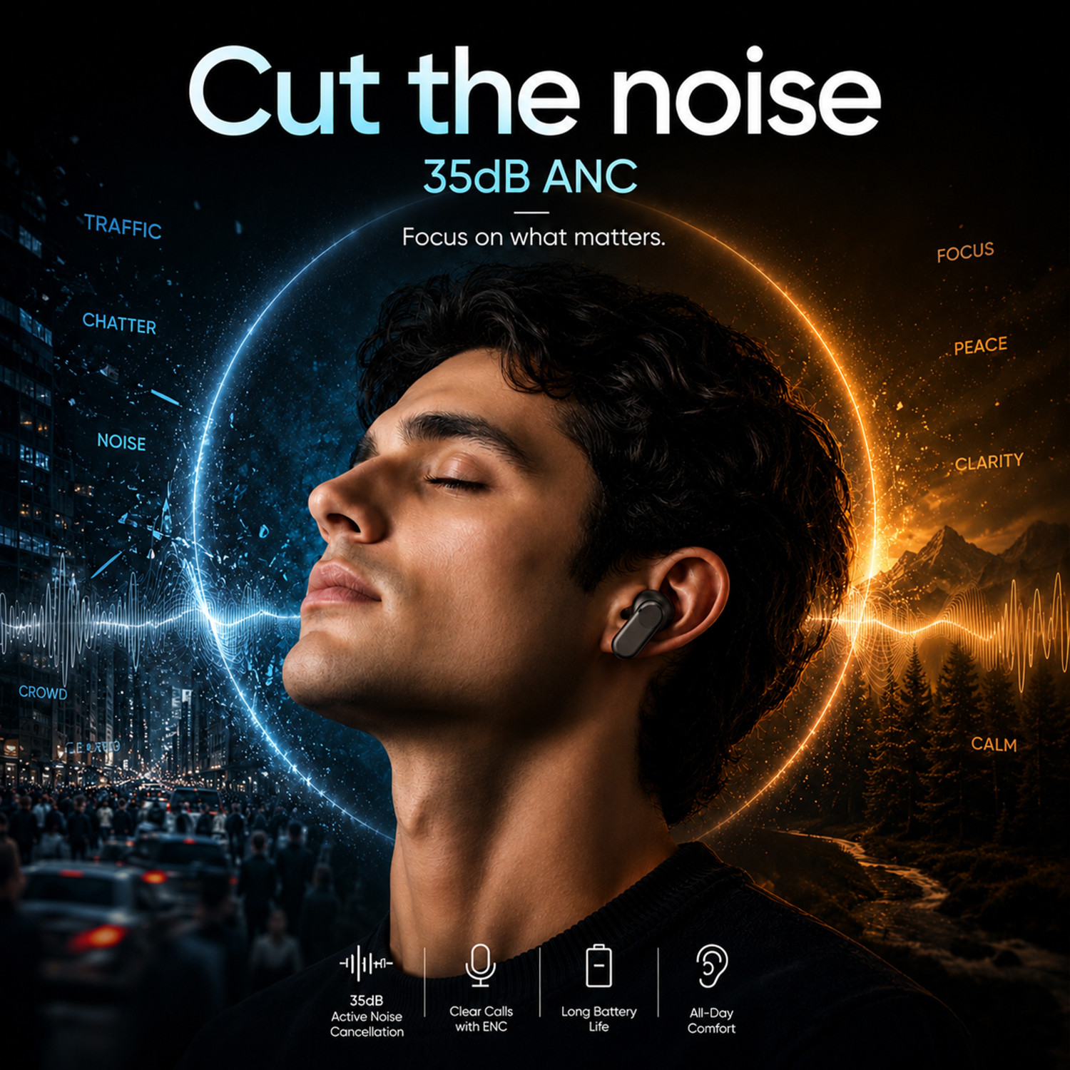 Image of BiBon Nord R2 CE with 2x Bass Driver, Ai Calls, Spatial Audio and 48hrs Playback-07 Bluetooth