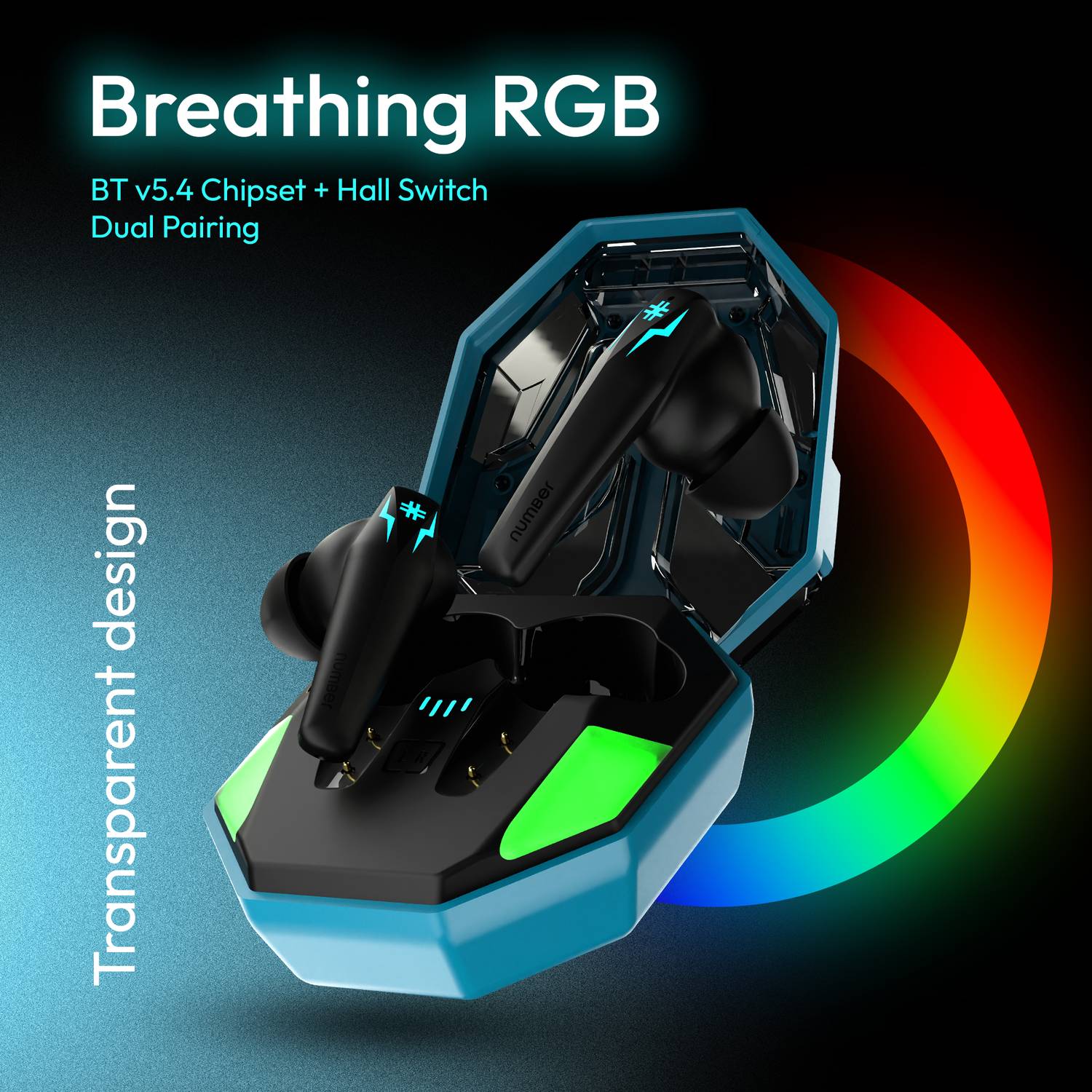 Number Super Buds Pro GT99 Earbuds - Image 3