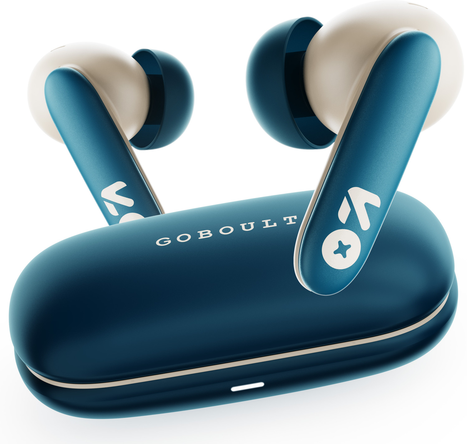 Image of GOBOULT Y1 v2.0 60Hrs Battery, Ultra Sleek, App Support, Dual Pairing, 4 Mic ENC, 6.0v Bluetooth