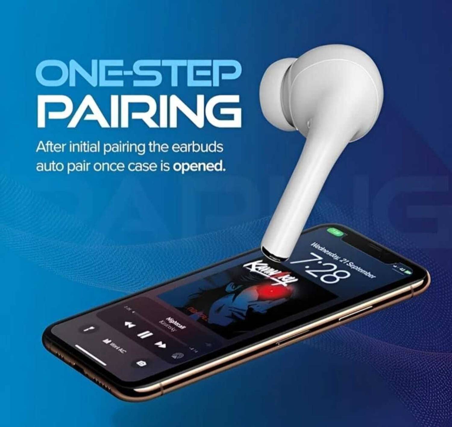 GWALBROS White Air Buds Pro -99 Bluetooth - Image 2