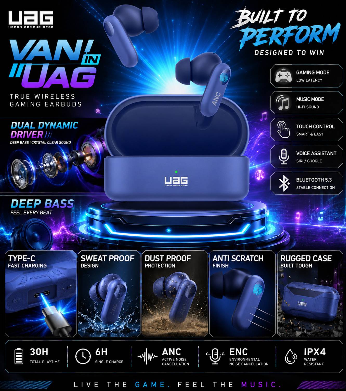 UAG Buds 2R Premium TWS Earbuds - Image 1