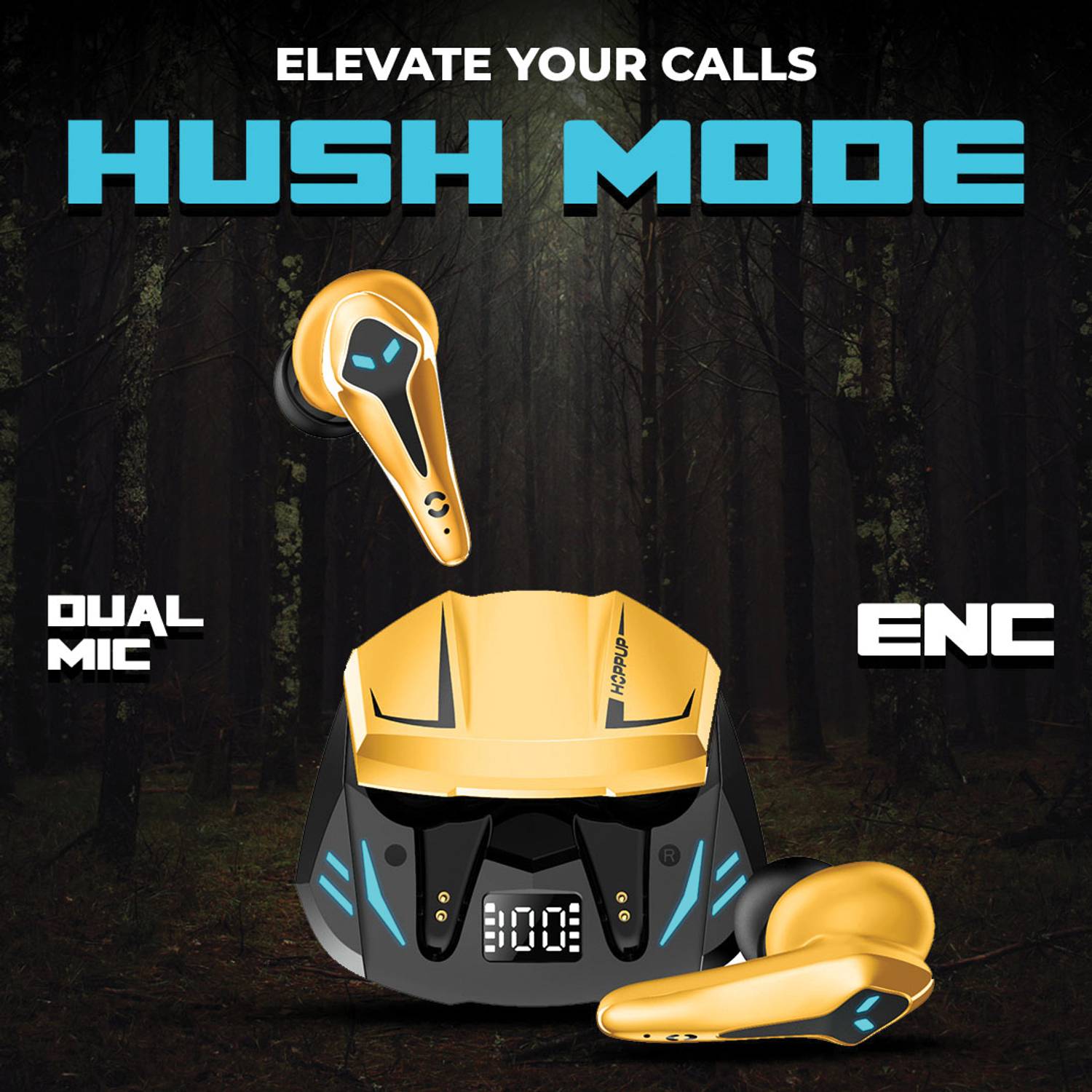 HOPPUP Predator Xo3 Gaming Earbuds - Image 4