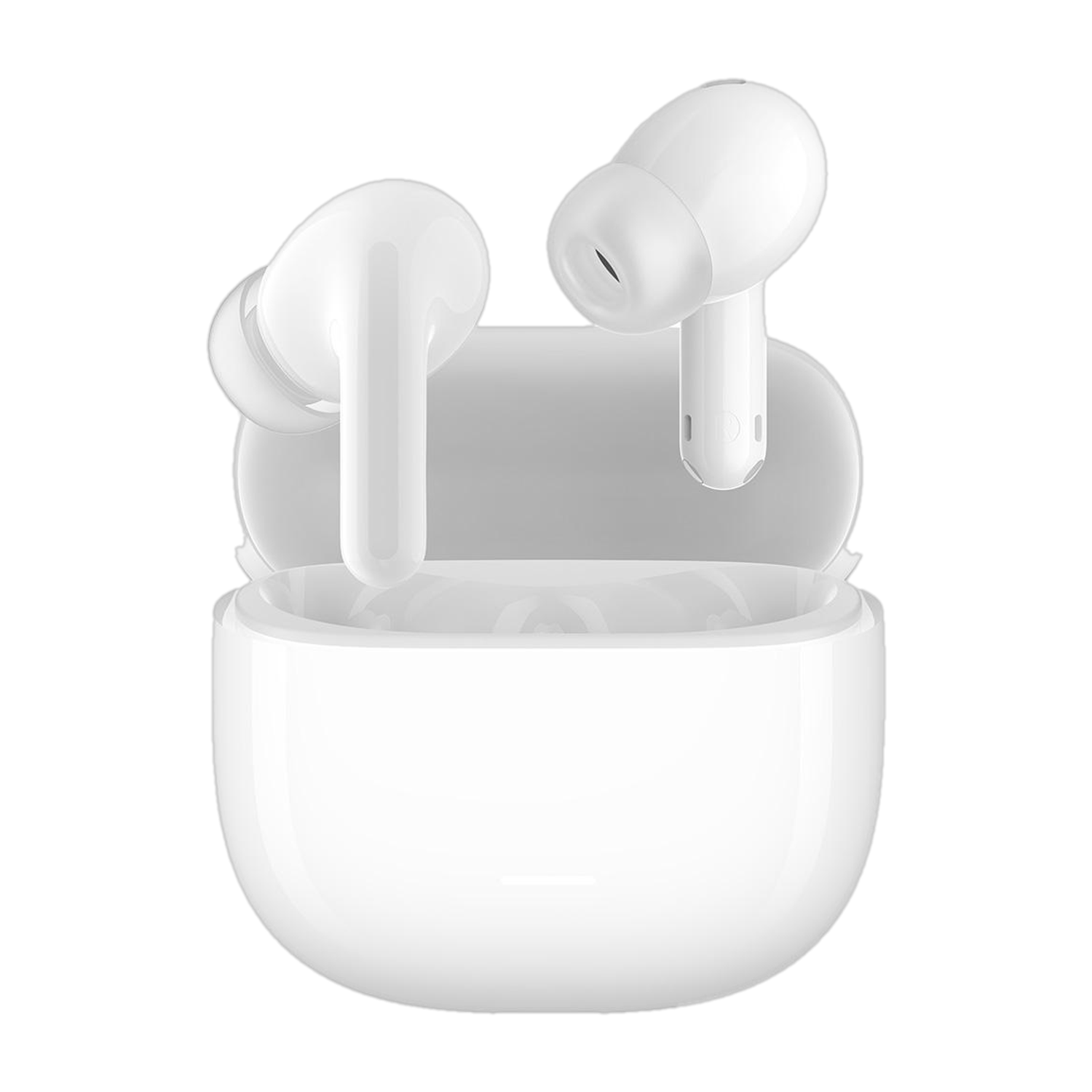 Image of REDMI Buds 5C with 40dB Hybrid ANC, Quad-Mic AI Calling, 36 hrs Playtime, 4 EQ+Custom Bluetooth Headset (Bass White, True Wireless)
