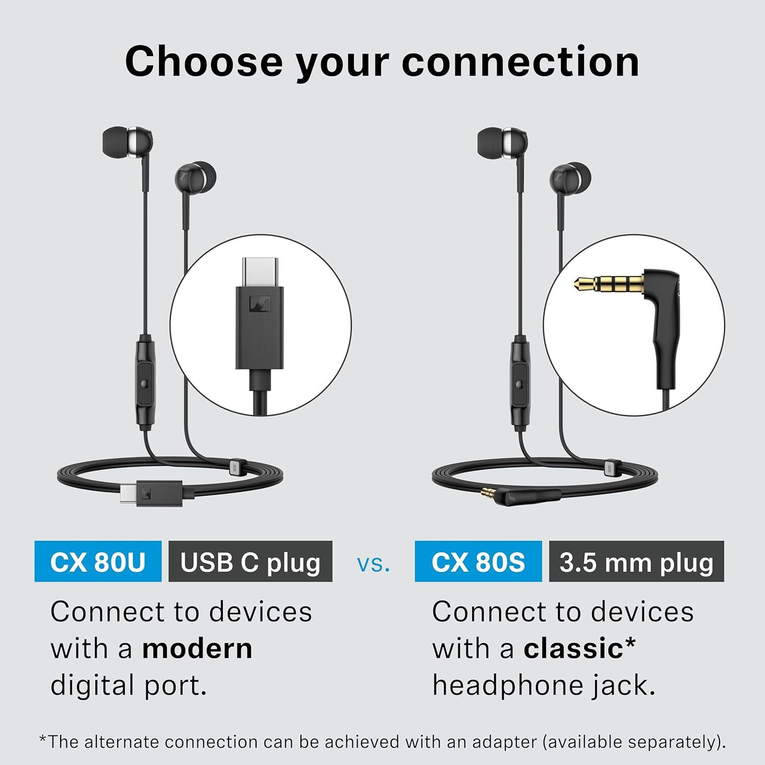 Image of Sennheiser CX 80U Wired