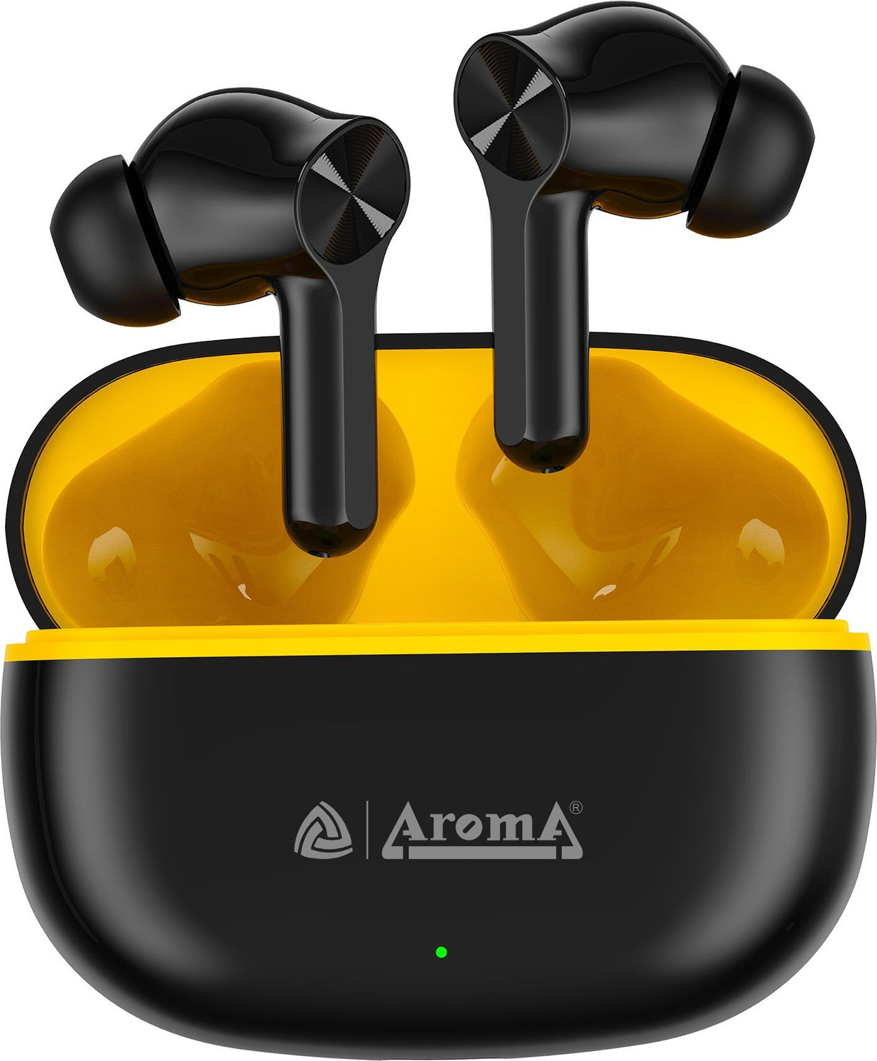 Image of Aroma Buds T200 Lite V5.4 Upto 60Hr Playtime ENC Dual Paring Fast Charging, Heavy Bass Bluetooth