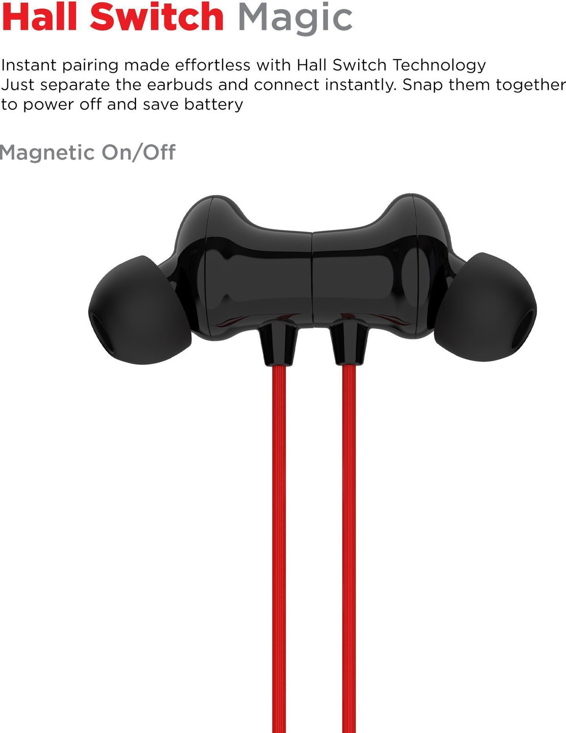 Image of Caidea CNB100 Bullet Z2 Upto 100 Hrs* Music,ENC,Magnetic On /Off,Fast Charging Neckband Bluetooth