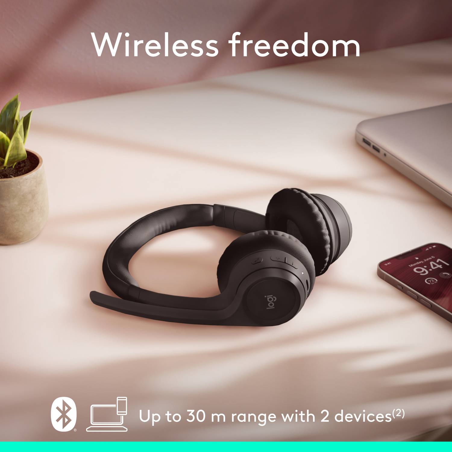 Logitech Zone 300 Black Bluetooth - Image 2