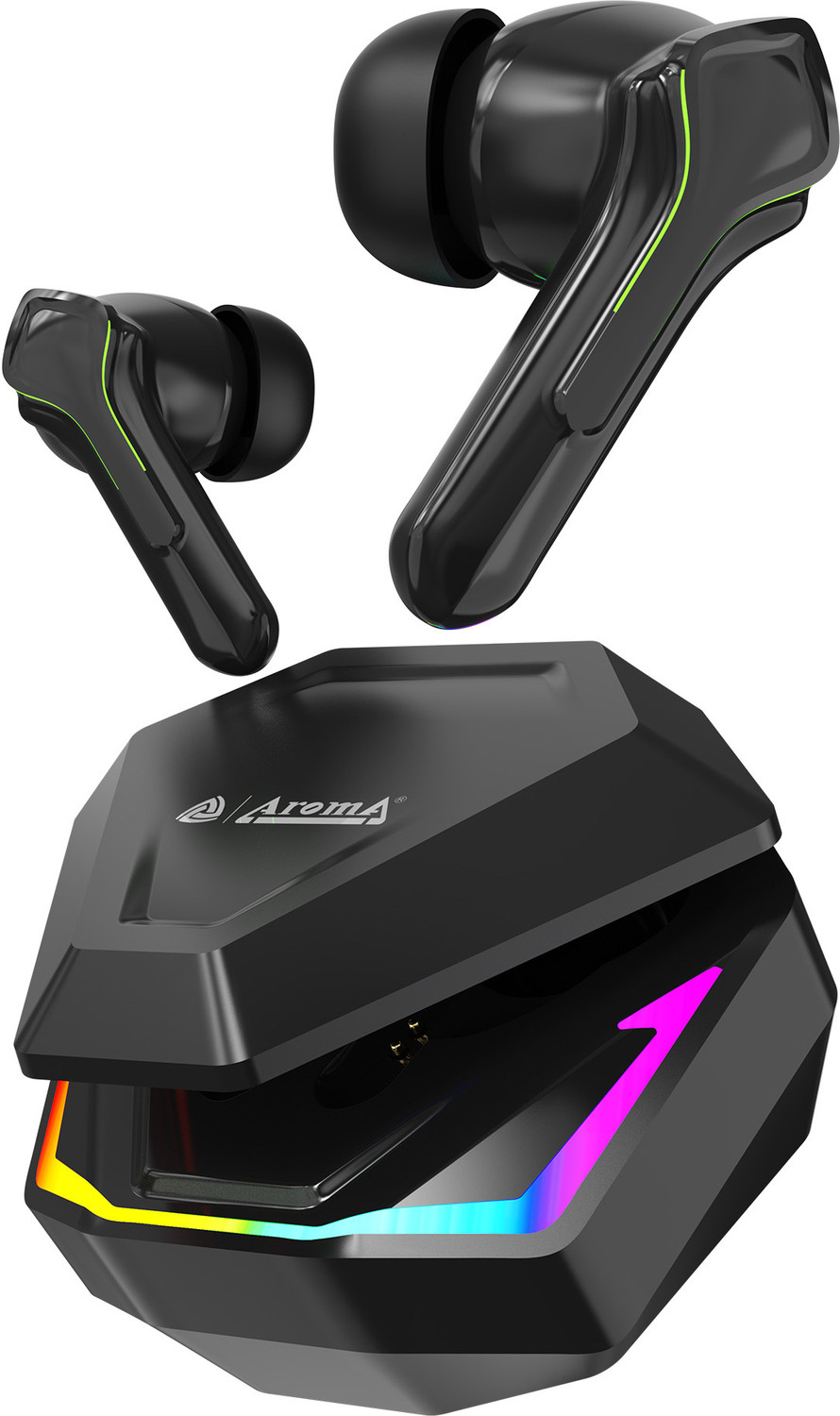 Image of Aroma NB138 Bound Pro Upto 60Hr Playtime*Dual Paring, BT V5.3 Fast Charging Heavy Bass Bluetooth