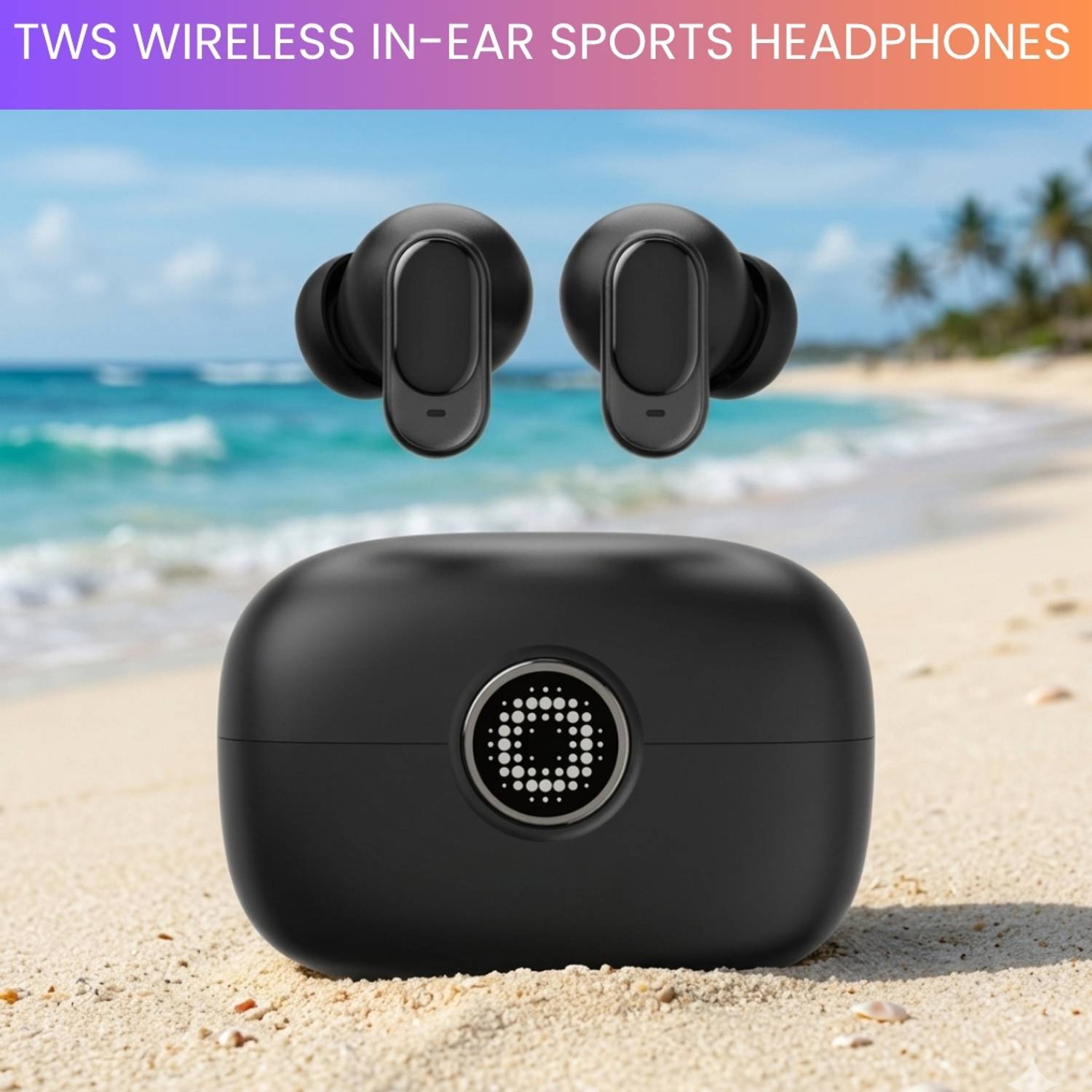 SACRO Bluetooth Wireless TWS Earbuds With ENC Noise Reduction, HD Sound QualityMI140 Bluetooth