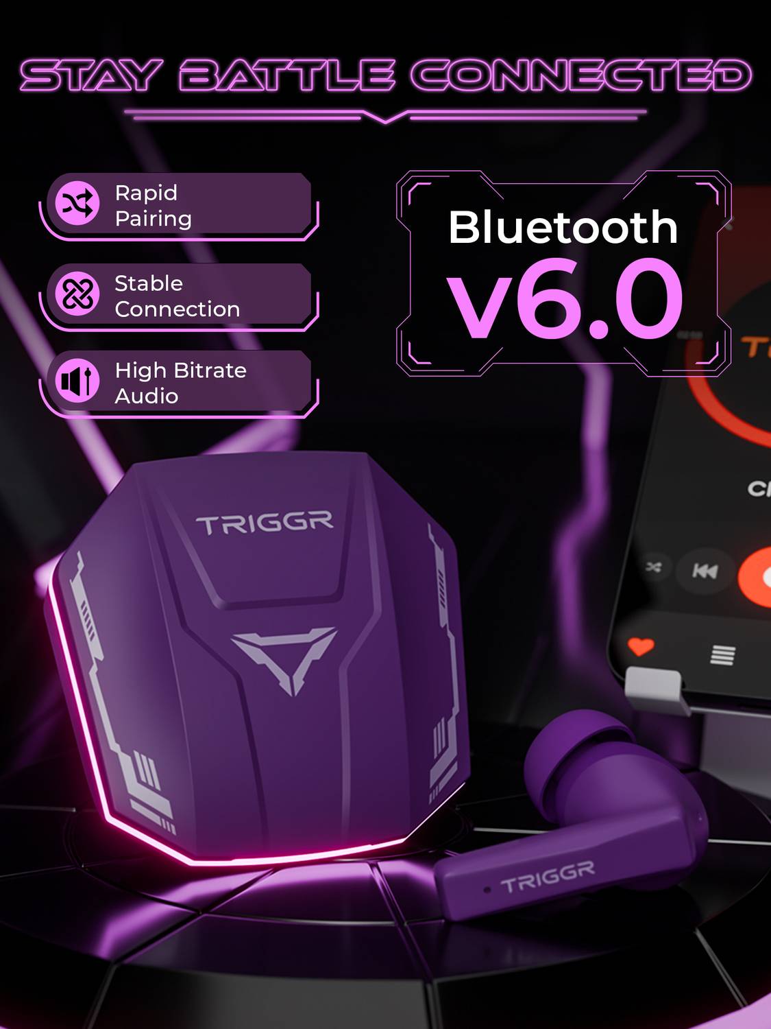 TRIGGR Raze 2 Bluetooth Headphones - Image 4