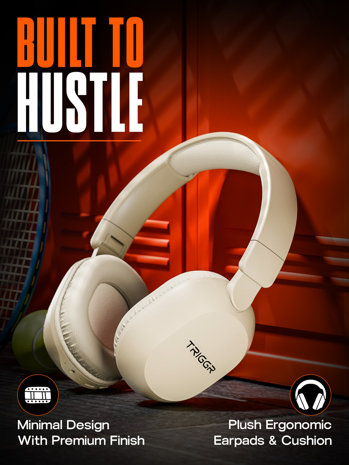 Image of TRIGGR Trinity Neo with 80H Playtime, Dual Pairing, ENC, Fast Charging, Bluetooth v6.0 Bluetooth