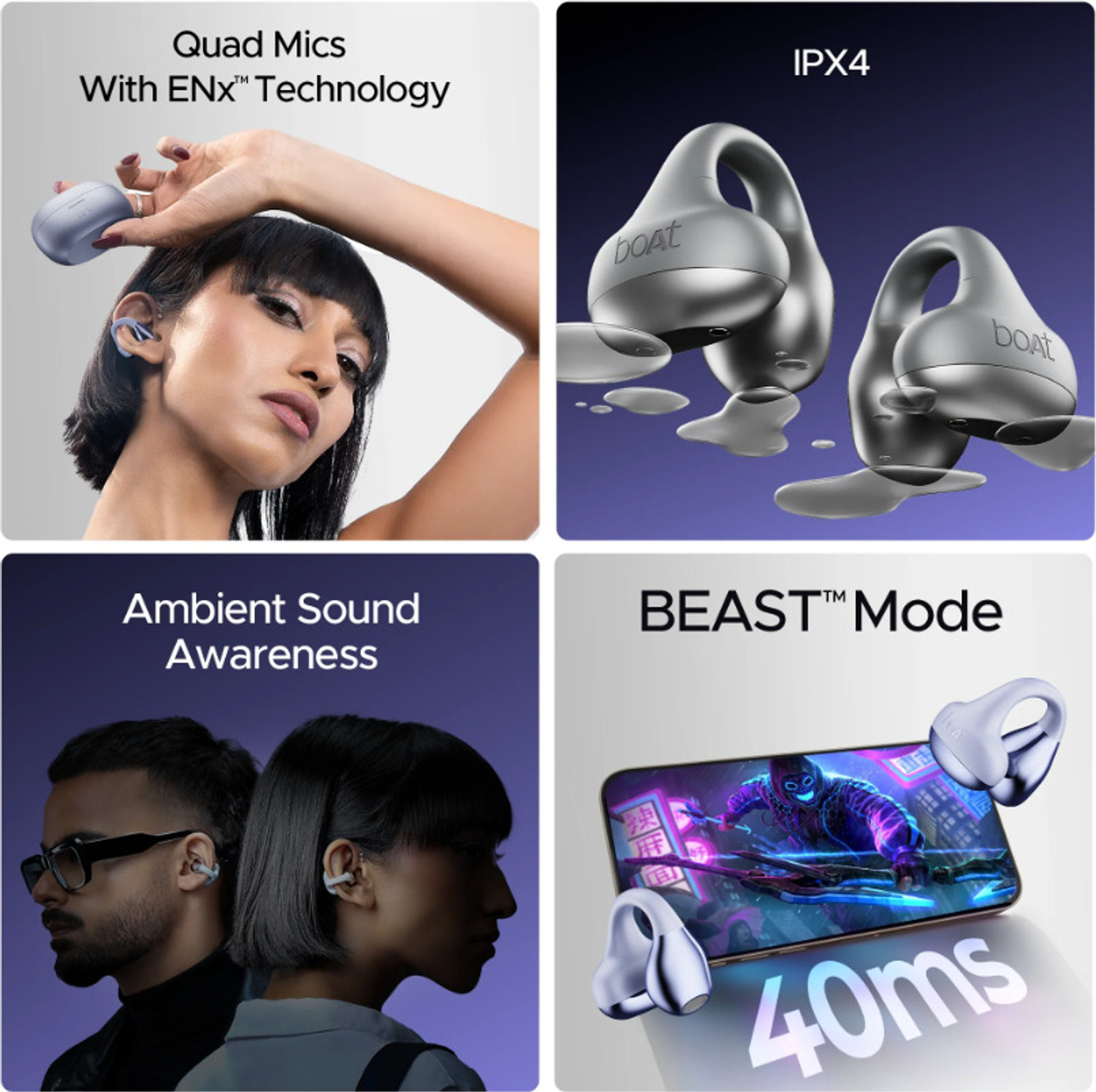 Image of boAt Airdos Loop Bluetooth