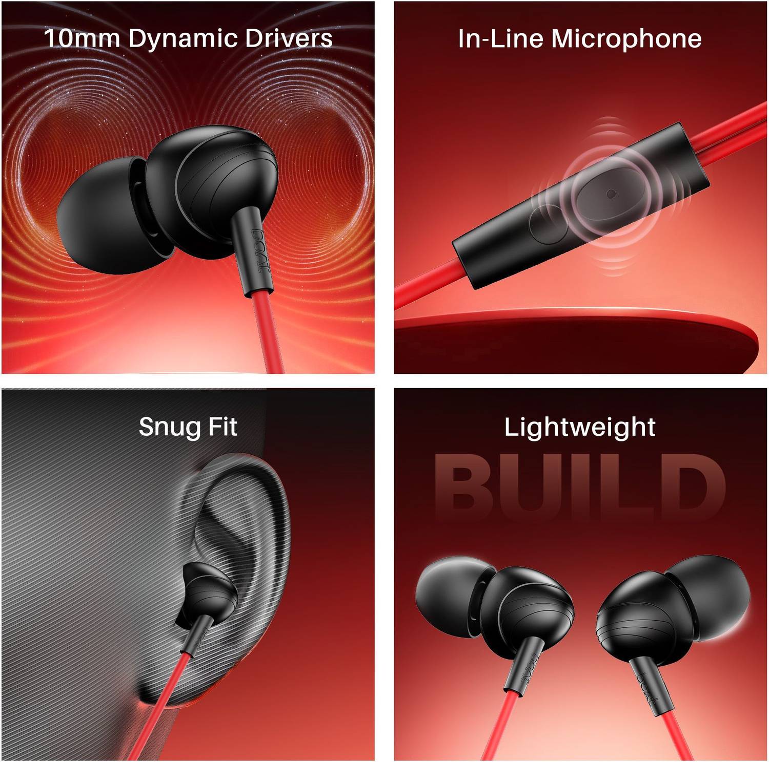 boAt BassHeads 211 Wired Earphones - Image 2