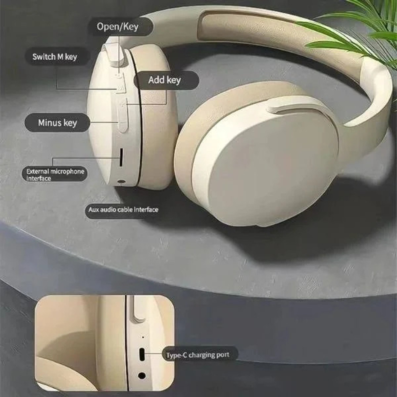 Image of GUGGU Wireless Bluetooth Headphone With Powerful & HD Sound & Adjustable HeadbandYZ291 Bluetooth Headset (Multicolor, True Wireless)