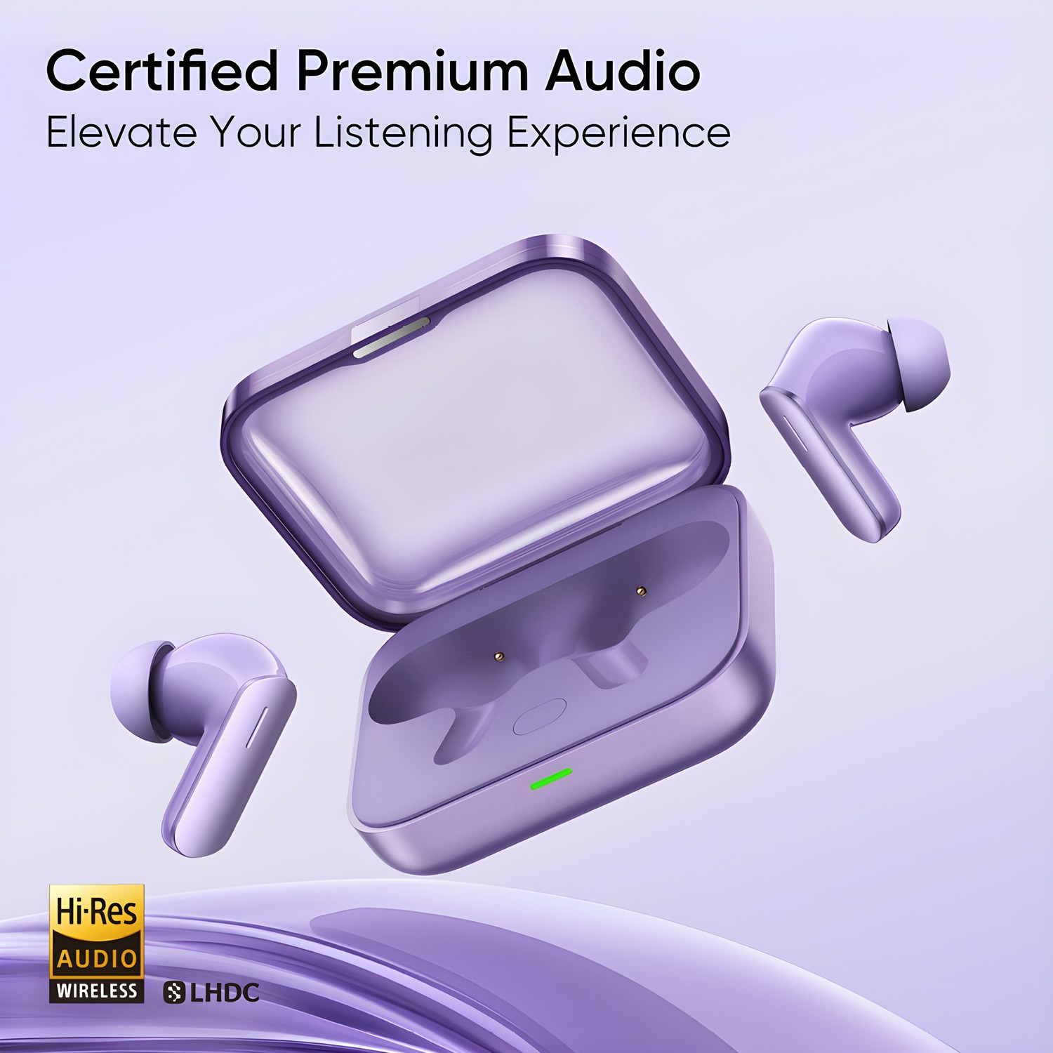 Image of snowbudy Buds Air 7 with AI ANC, 12.4mm Driver, 52hrs Playback, IP55 & 45ms Low Latency-4 Bluetooth Gaming