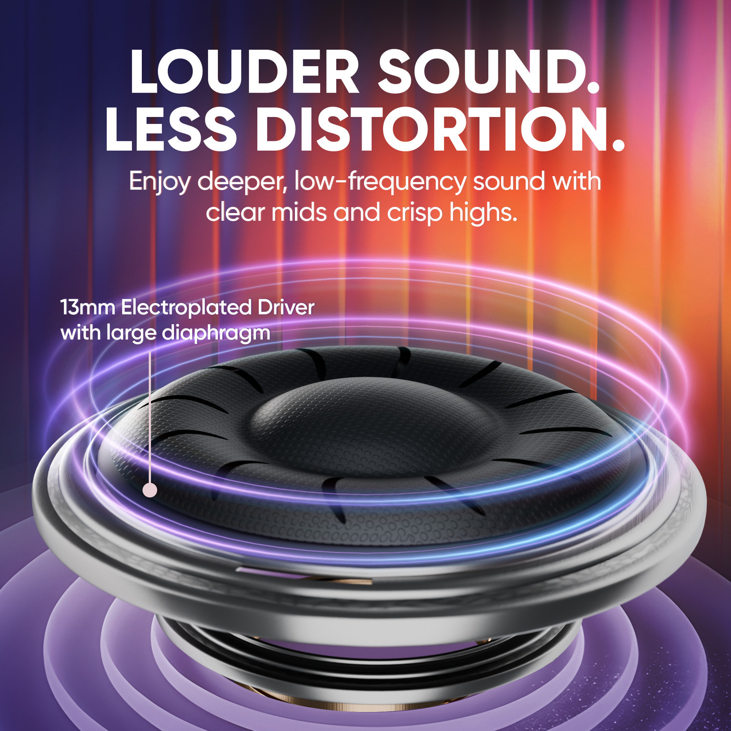 Image of Mivi SuperPods Hype TWS New Launch, 38dB ANC, Hi-Res Audio, LDAC, 60H, BT v5.4 Bluetooth