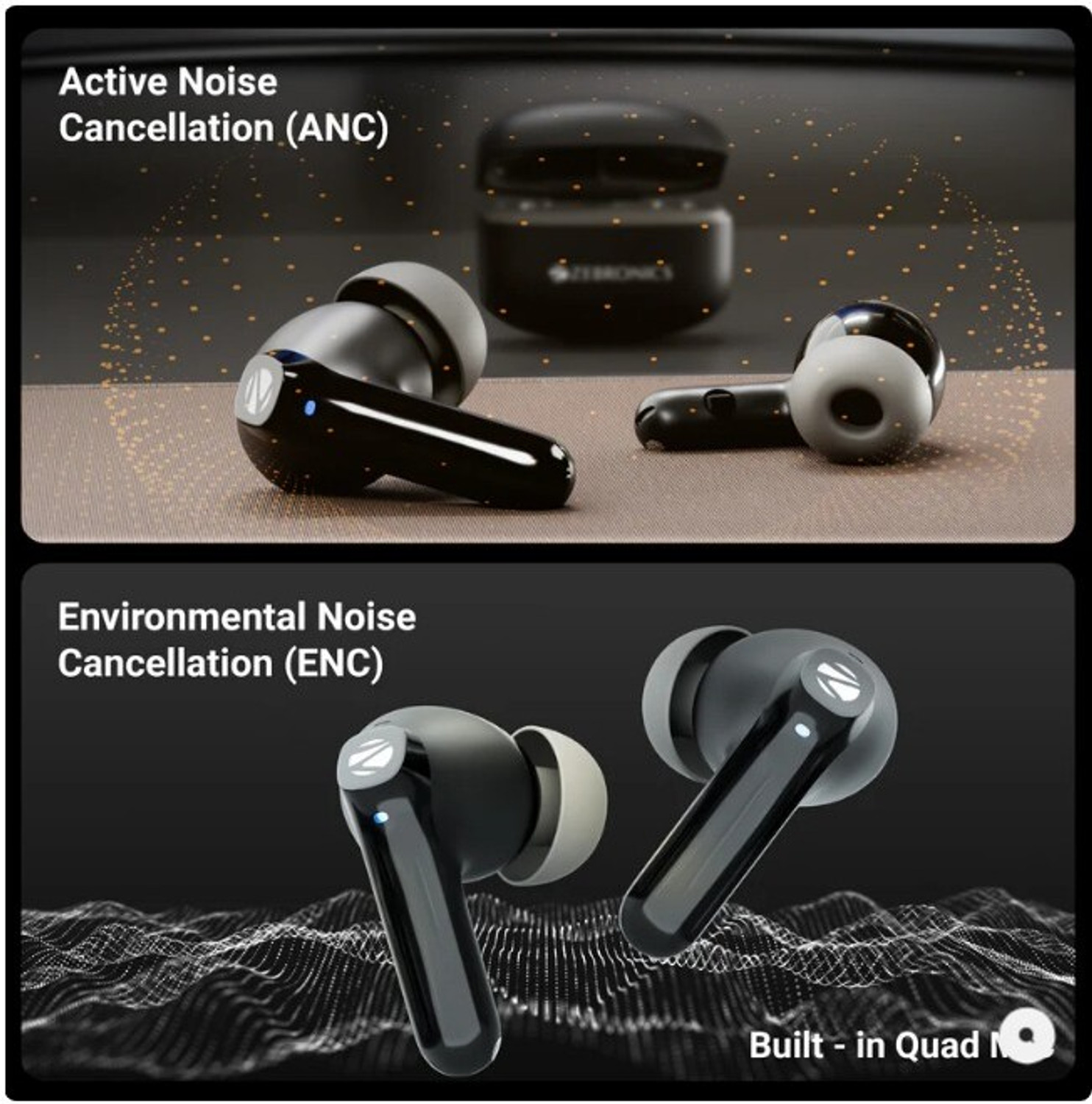 Image of ZEBRONICS ZEB PODS 141 PRO Bluetooth