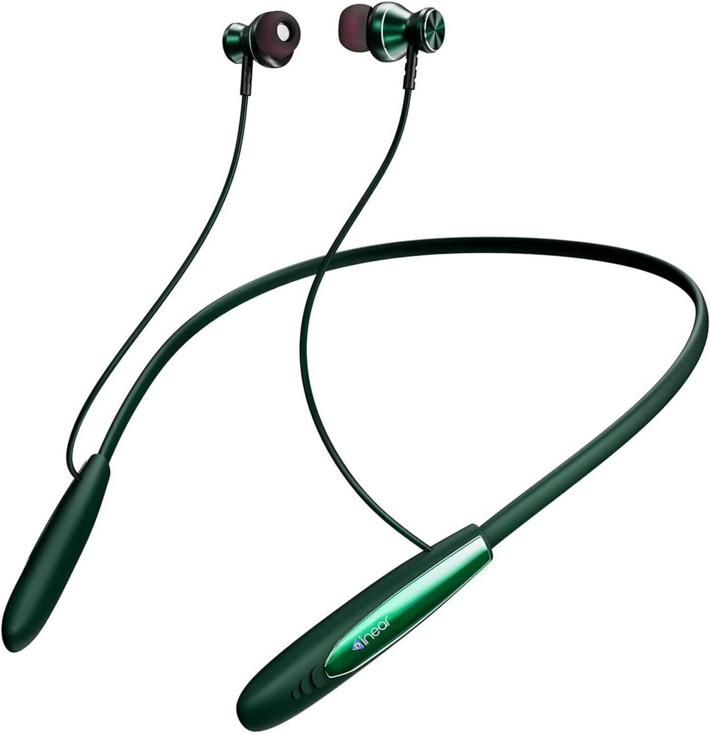 inear DJ-M4 Wireless Earphones with Mic,10mm Drivers,15min Charge
