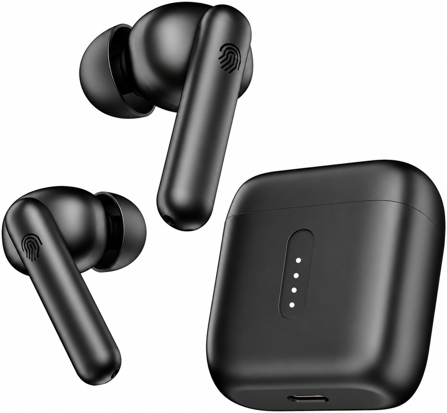 Image of Thirty First Earbuds for Boat 141 Airdopes Wireless Black Bluetooth