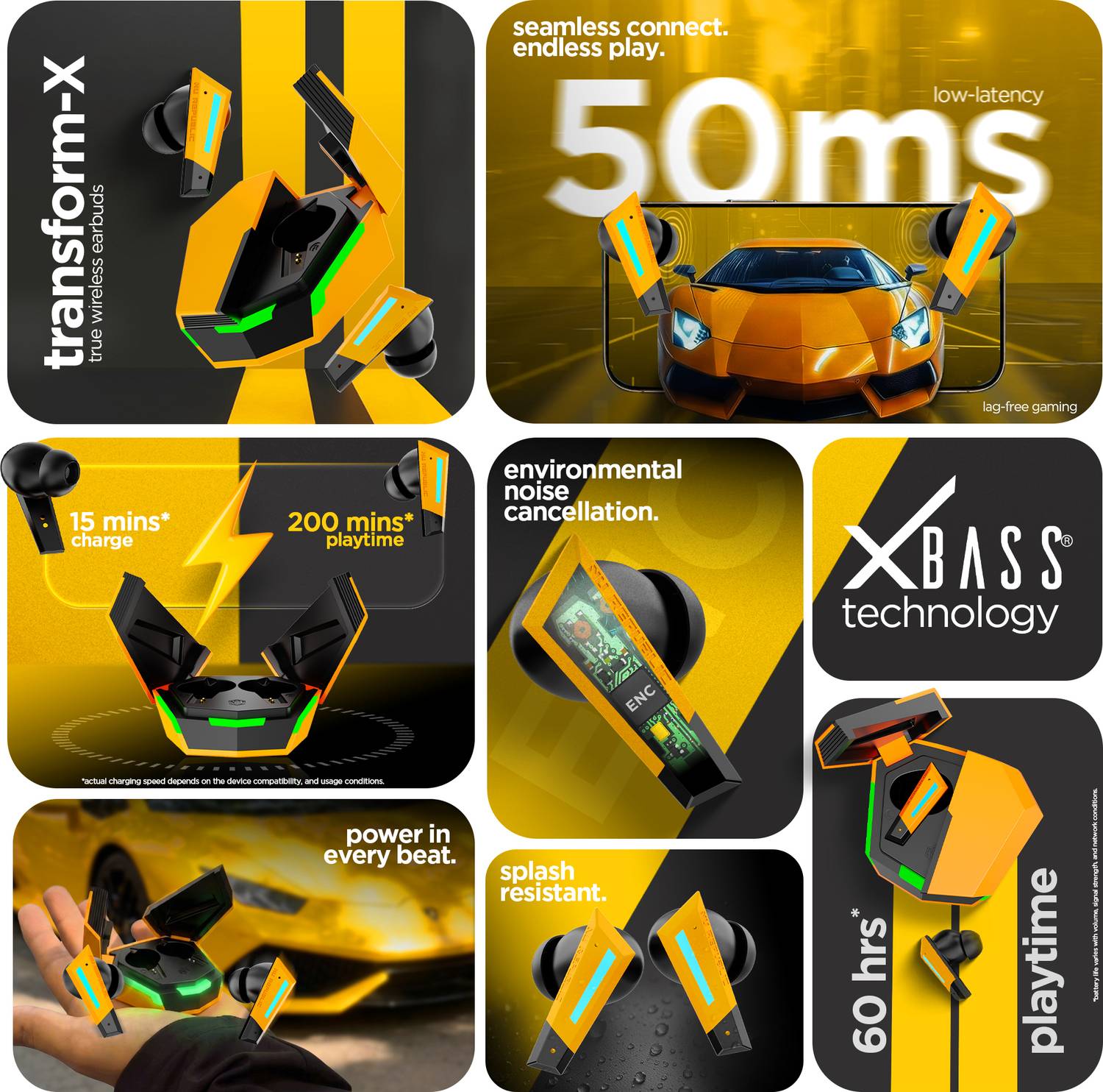Nu Republic Transform-X 60hrs Bluetooth Earbuds - Image 3