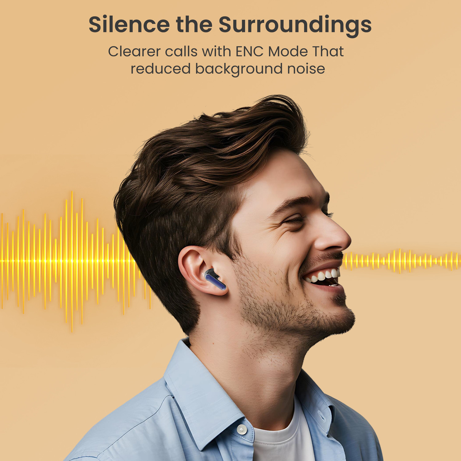 Image of Aroma TWS3 V5.4 Upto 60Hr Playtime*, ENC, Dual Paring, Fast Charging, Heavy Bass Bluetooth