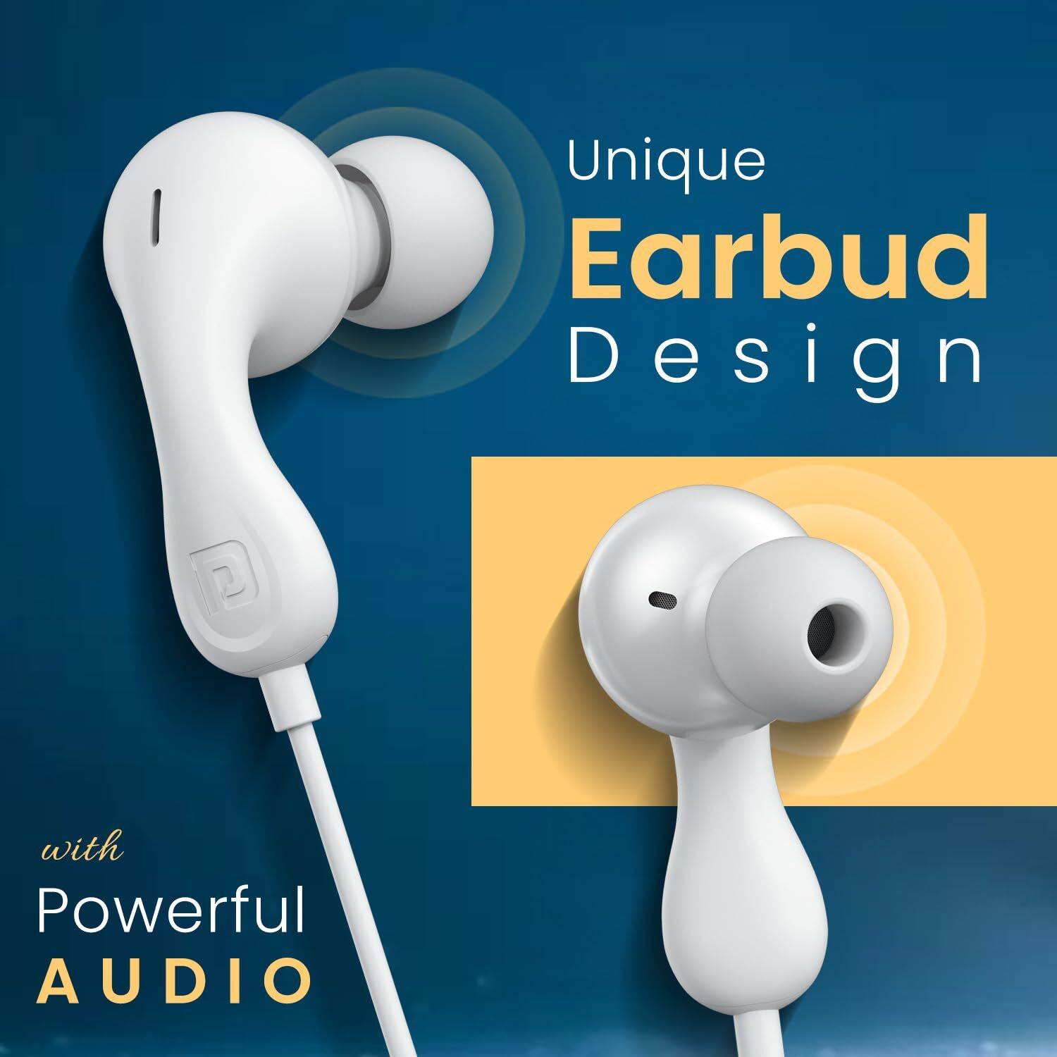 Portronics Conch Kappa 3.5mm Wired Earphones - Image 3