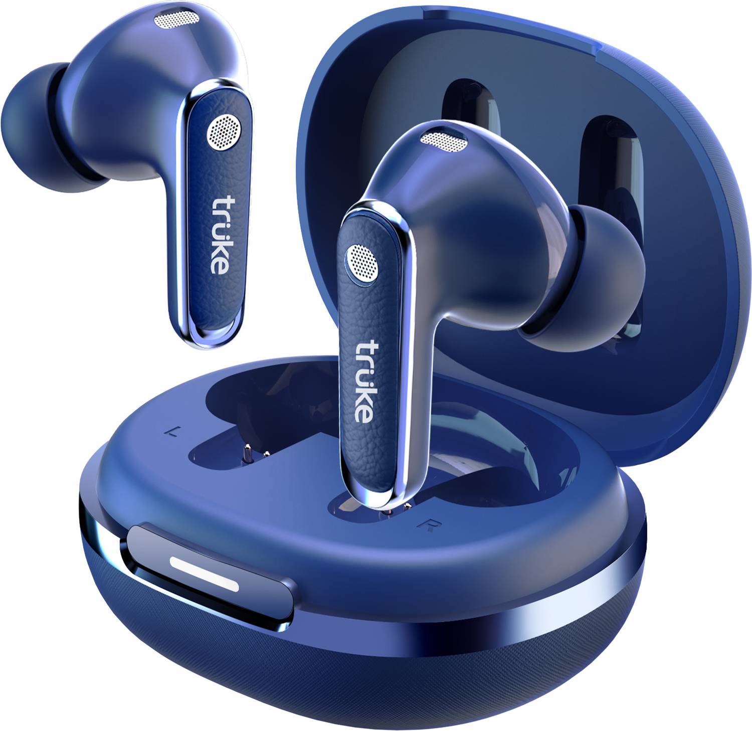 truke Mega 12 Leather Finish TWS, 24bit-Spatial Audio, Dual Pairi