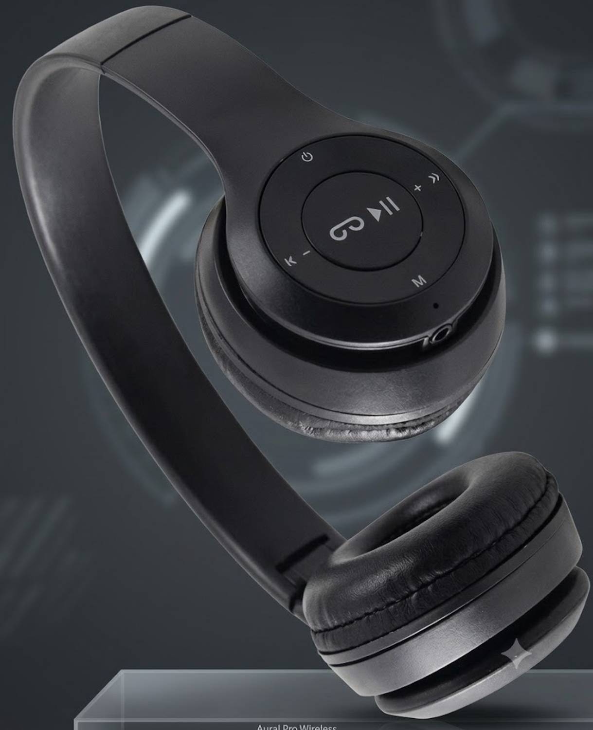 footloose Pure Sound Wireless Headphone with 3.5mm Jack, Built in Mic, Soft Ear Cushion Bluetooth Gaming