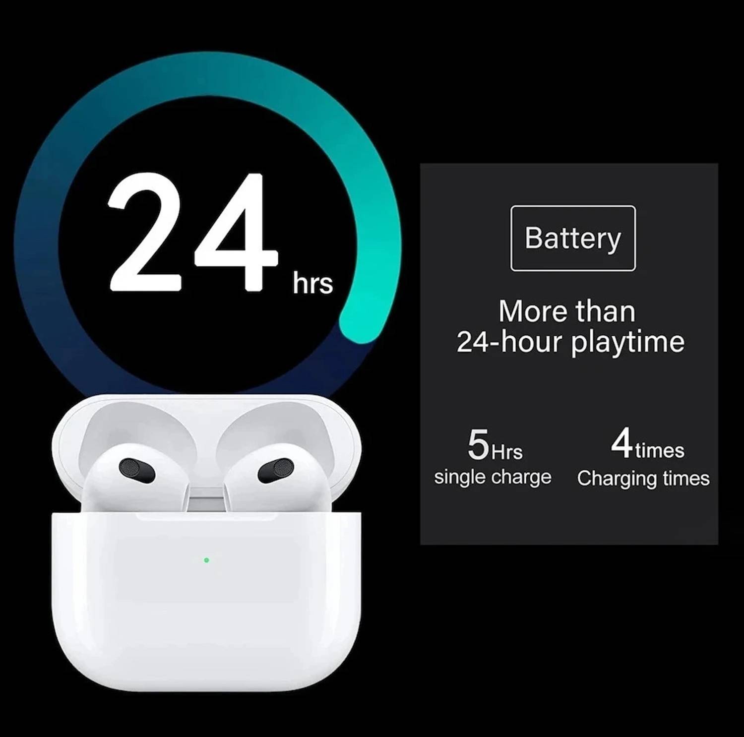 BULLSTORM TWS T2 Wireless Earbuds with 1500mAh Powerbank - Image 3