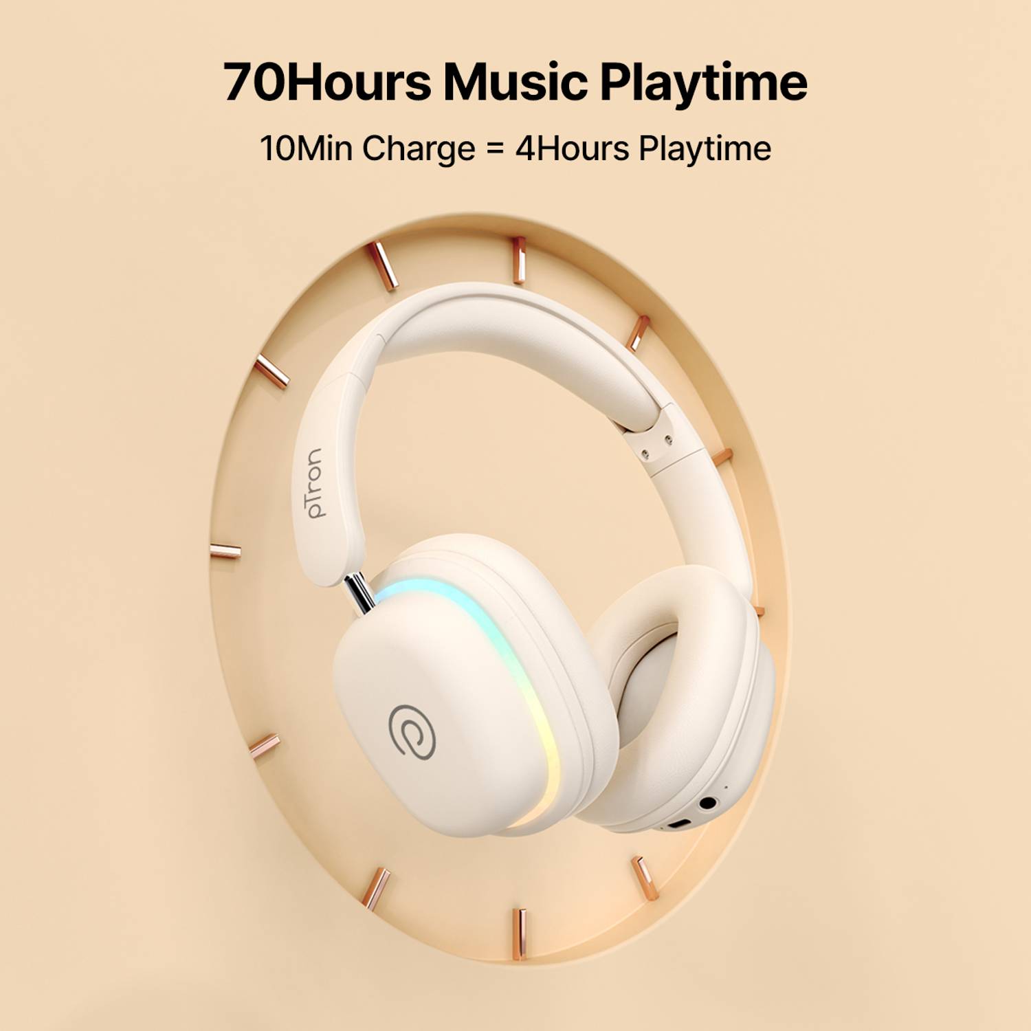 PTron Studio Xtreme Bluetooth Headphones - Image 3