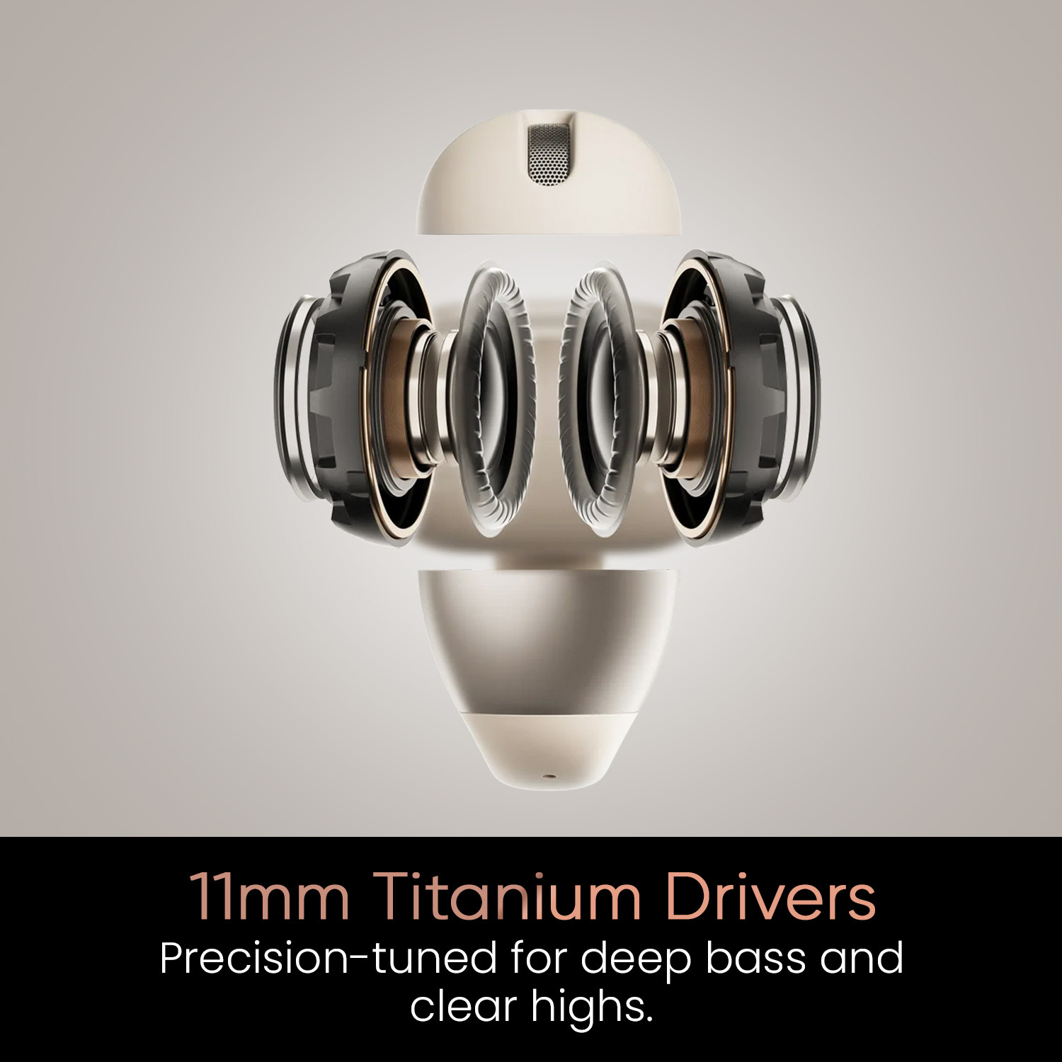 Image of Hammer Aura Air Open Ear Listening, 60 Hours Playtime, ENC, OWS, V6.0 Bluetooth