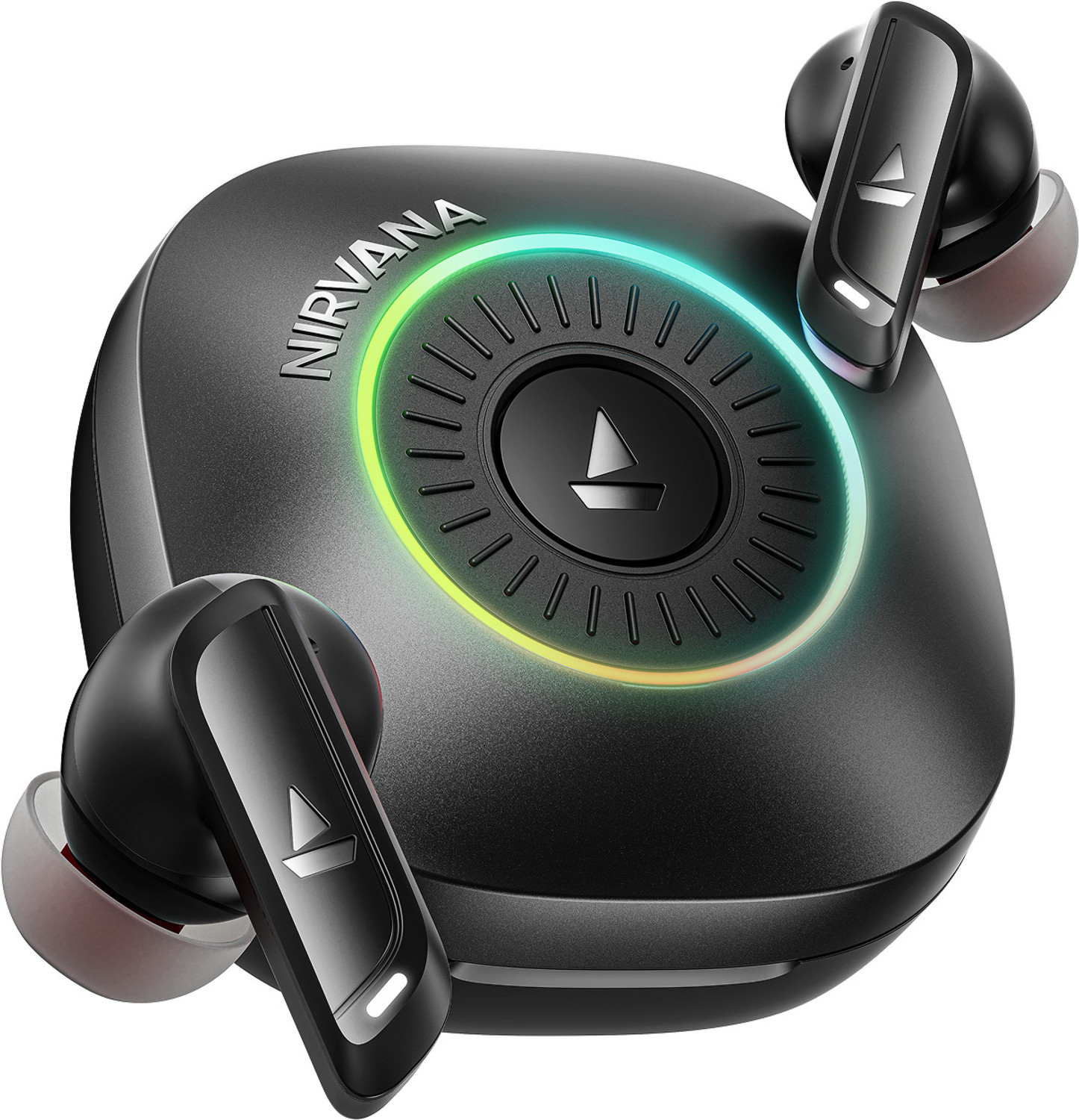 Image of boAt Nirvana Crown, SONIC A.R.C,LEDs, Haptic Feedback, 50dB Hybrid ANC, Spatial Audio Bluetooth