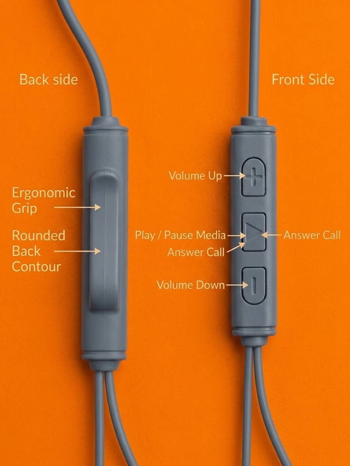 Deeravia Type-C Earphone|ENC Mic| Premium Earphone| Magnetized Buds pro Phantom 8XP Wired - Image 2
