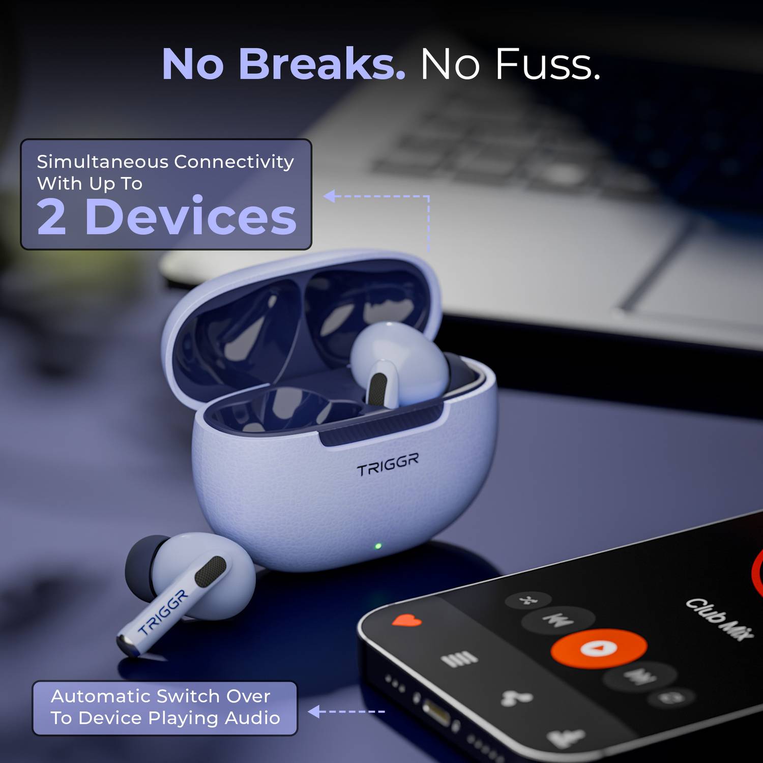 TRIGGR Cosmos Dual Pairing Earbuds - Image 3