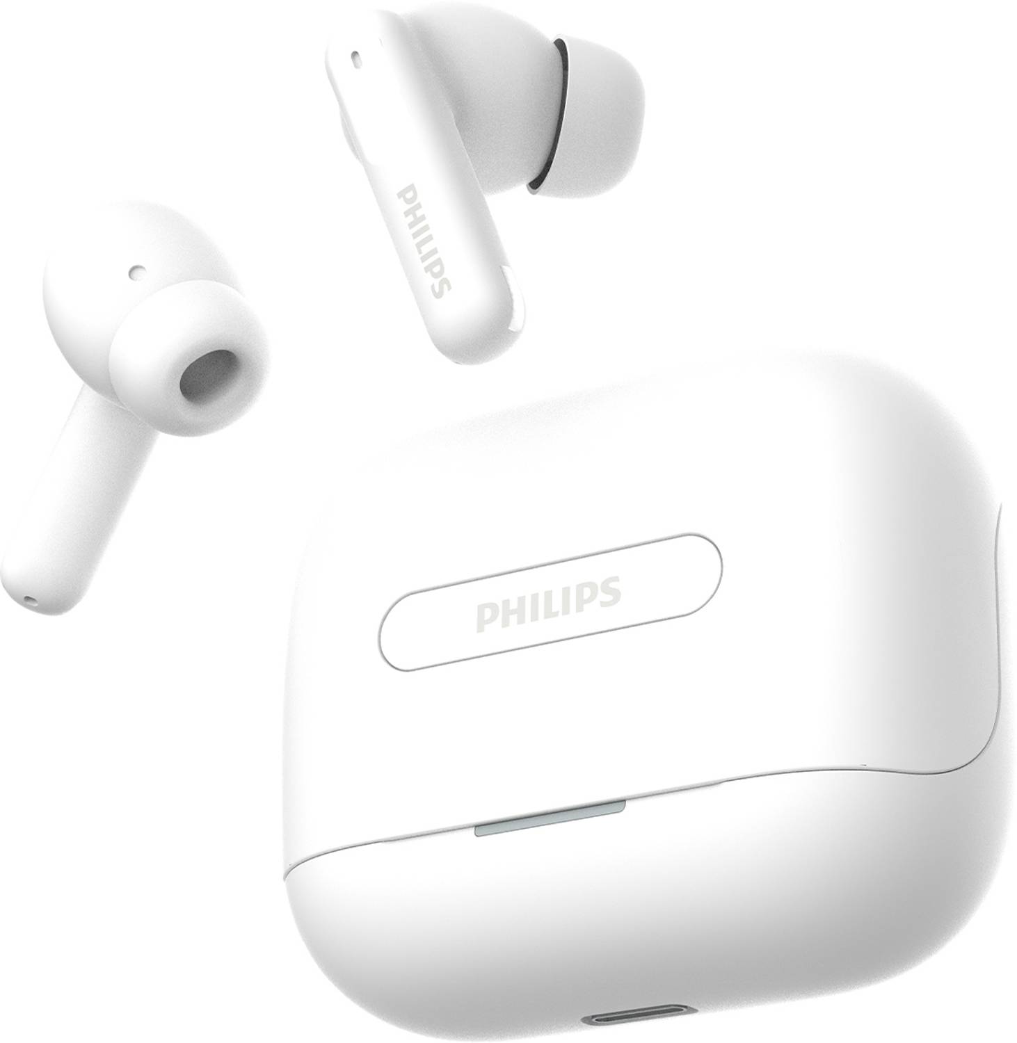 PHILIPS TAT1050WT Earbuds with ANC/ENC, 50H Playtime, 13mm Driver
