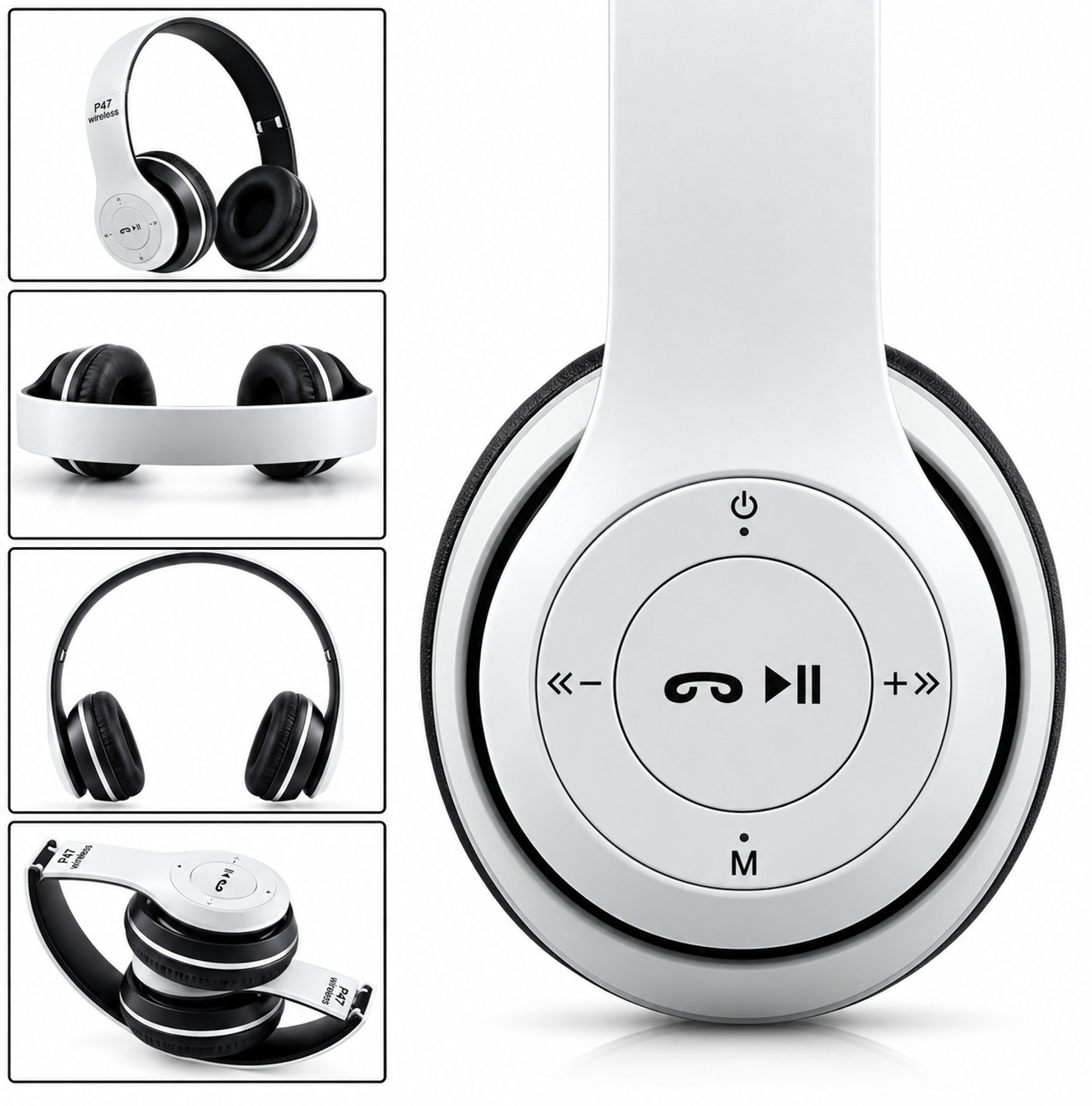 Image of ShreeVistaar Wireless Headphones for Mobile Music Calls and Gaming Bluetooth