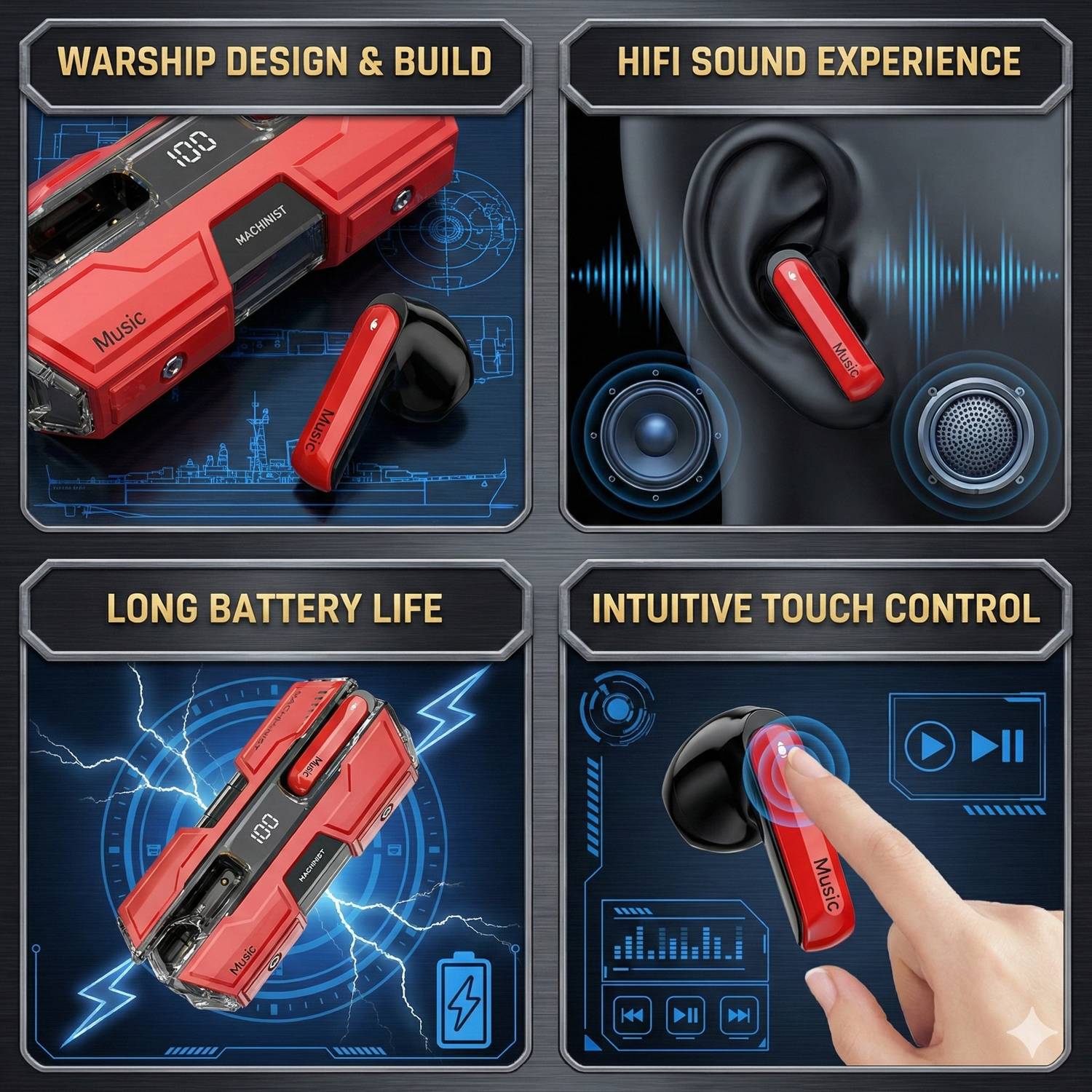 JOKIN K8 Tws Earbuds - Image 4
