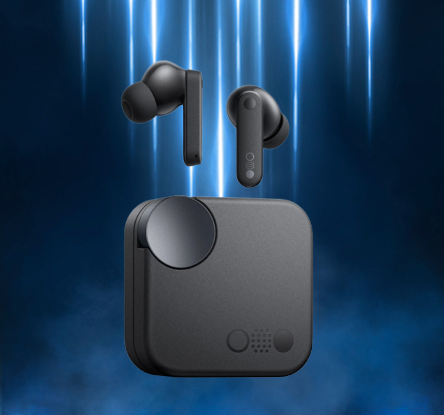 Image of TECHMAZE CM F Buds 2A with 42dB ANC, Deep Bass & Up to 35.5 Hours Playtime P93 Bluetooth