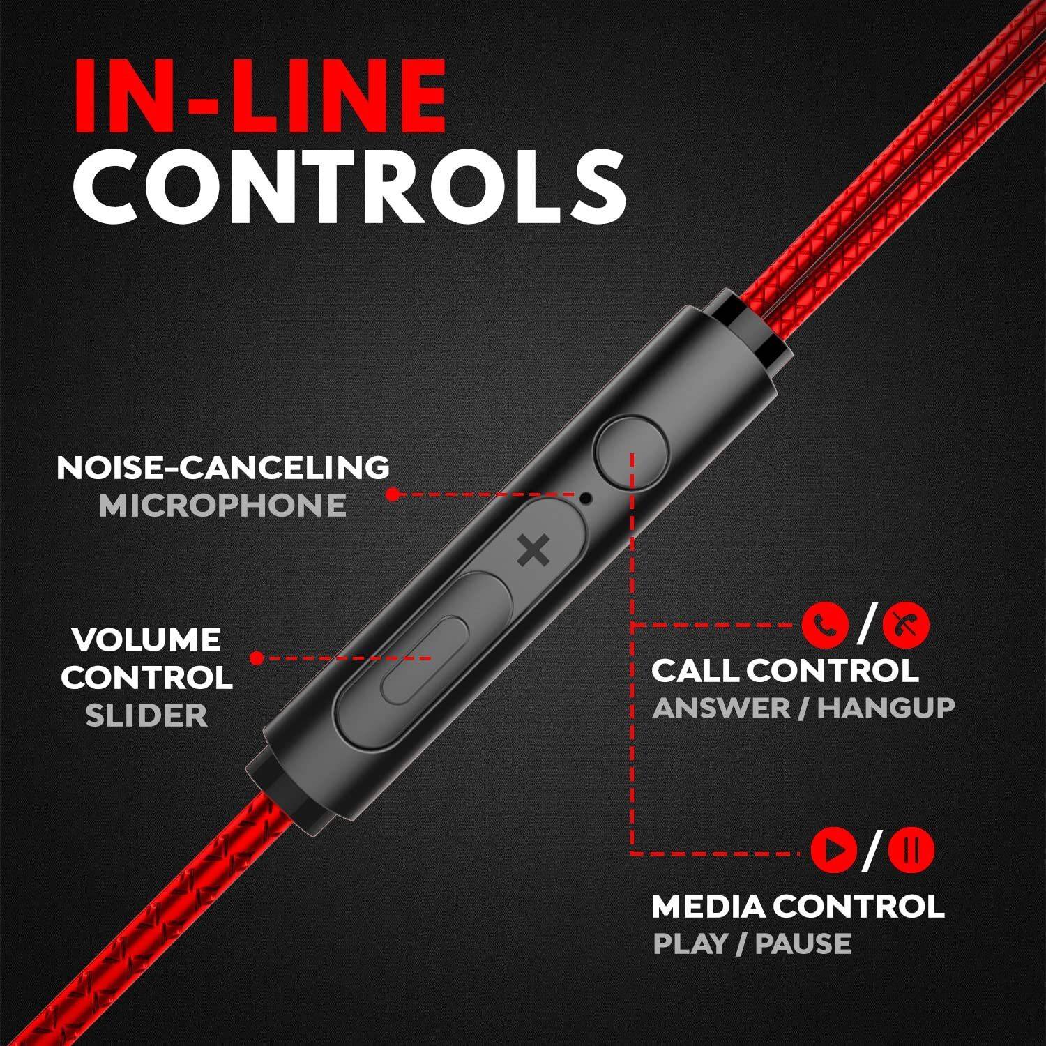 SpinBot BattleBudz W20 Gaming Earphones with Mic - Image 3