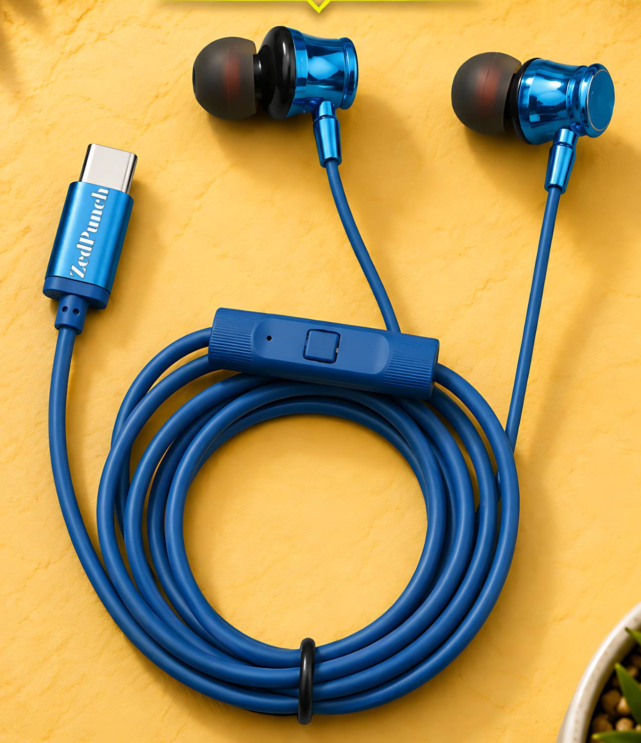 ZedPunch Type C Wired Earphone with Mic - Image 1