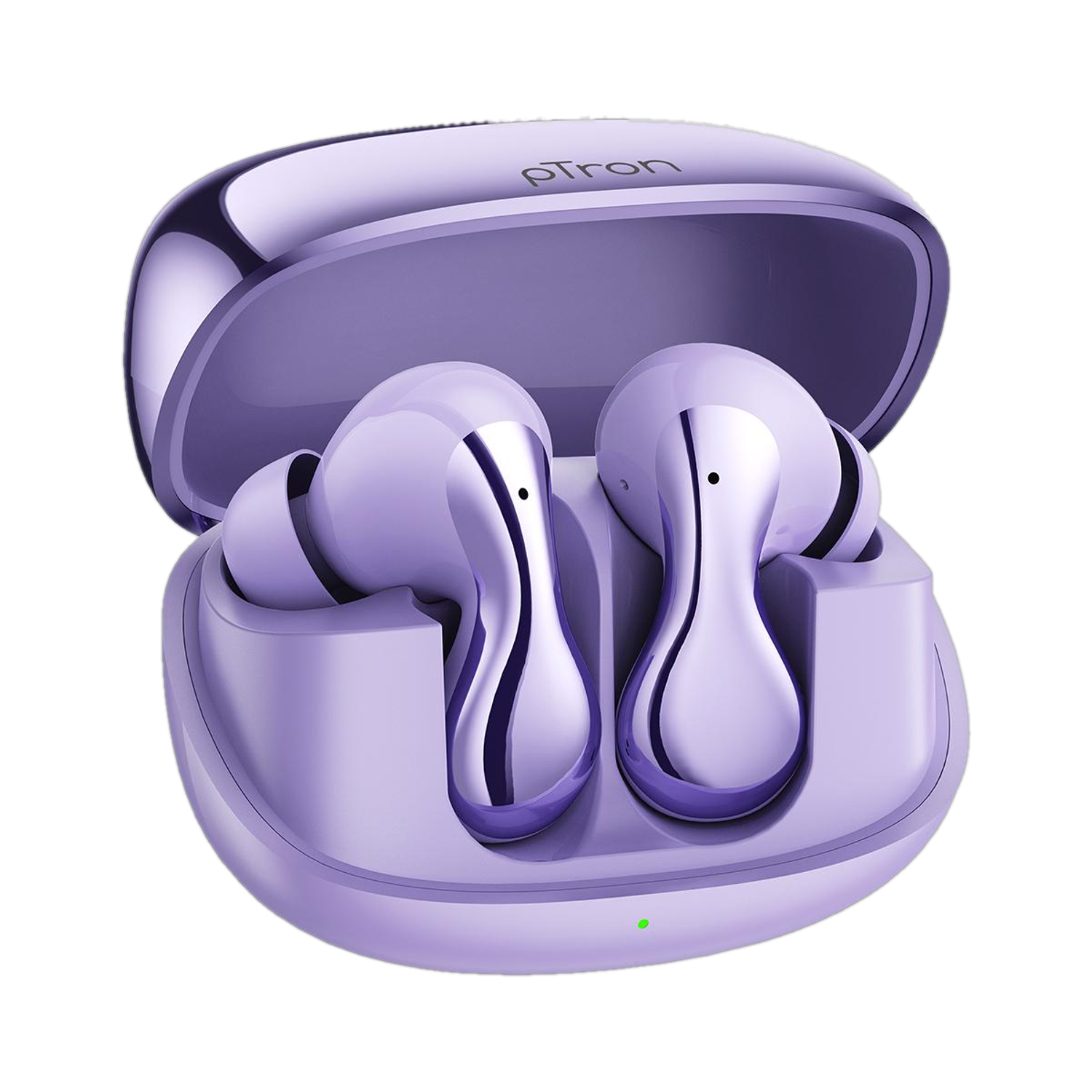 Image of PTron Bassbuds Tango w / 50Hrs Playtime, AI-ENC Calls, Custom EQ, App Support, BTv6.0 Bluetooth