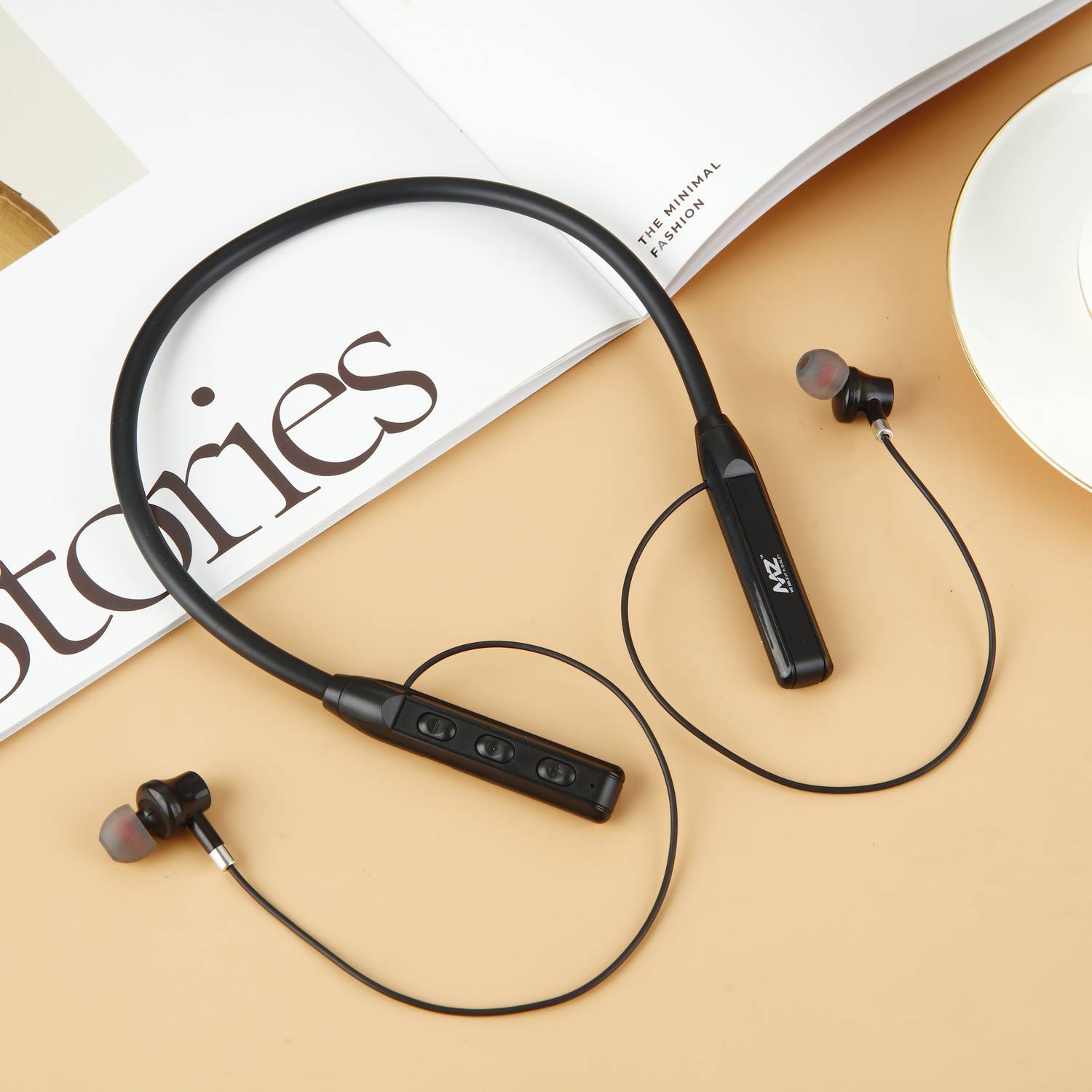 MZ NB111 Magnetic Neckband Wireless Headphone - Image 4