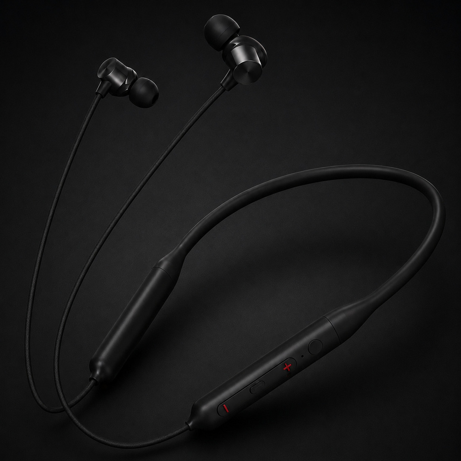 Image of TECHONS DSSB Z2 Wireless Bluetooth Earphones Neckband with Deep Bass and Mic Bluetooth Gaming Headset (Black, In the Ear)