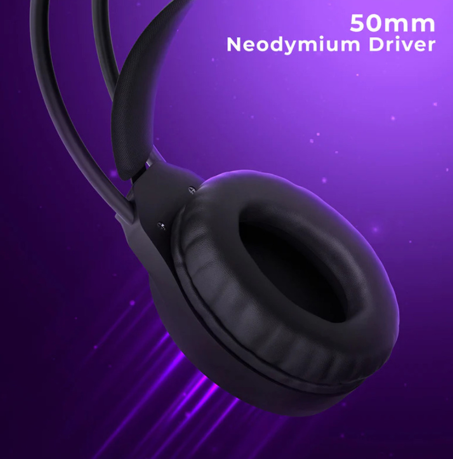 Image of ZEBRONICS BLITZ C Wired Gaming Headset (Black, On the Ear)